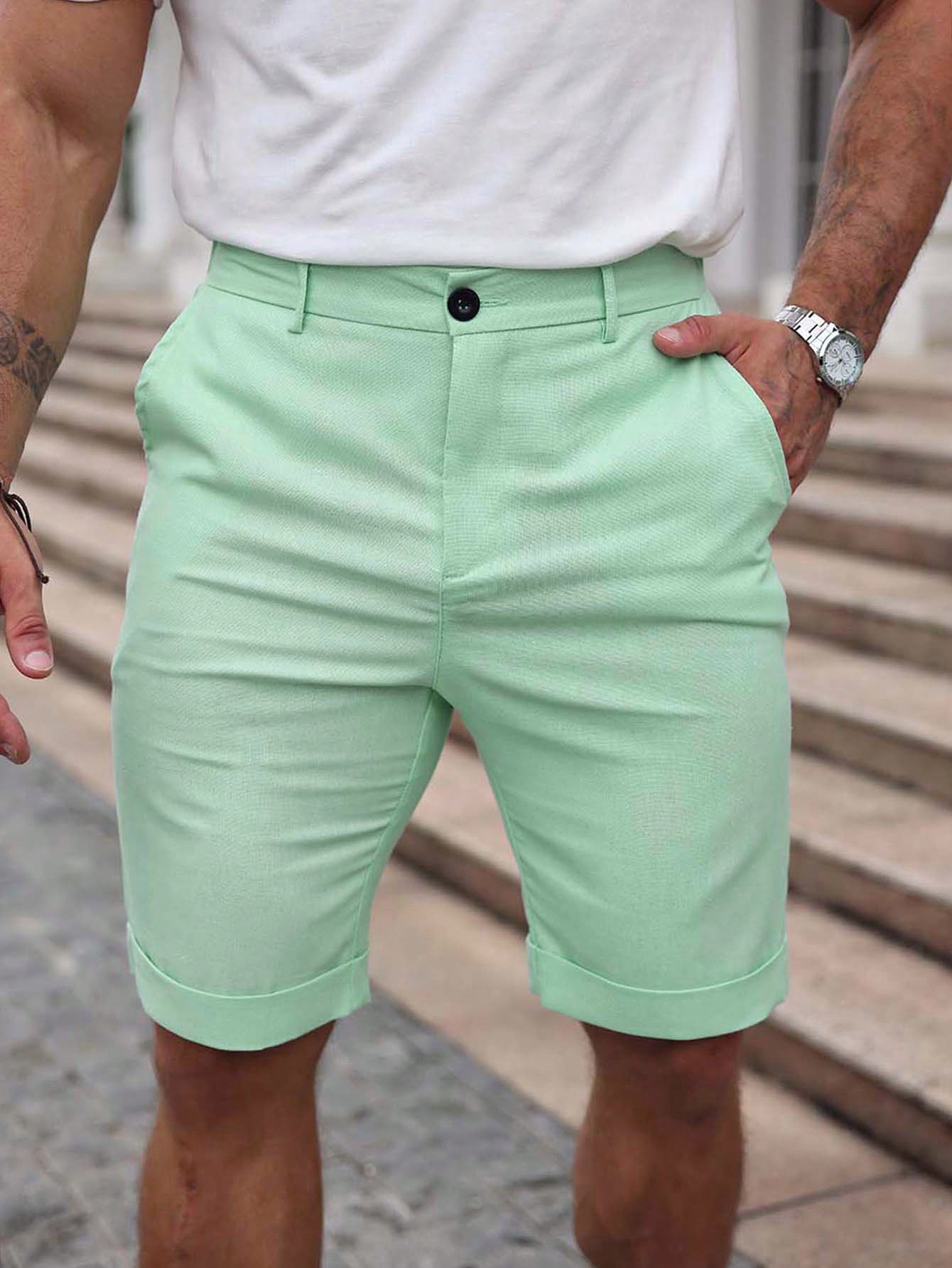 Men Linen Shorts