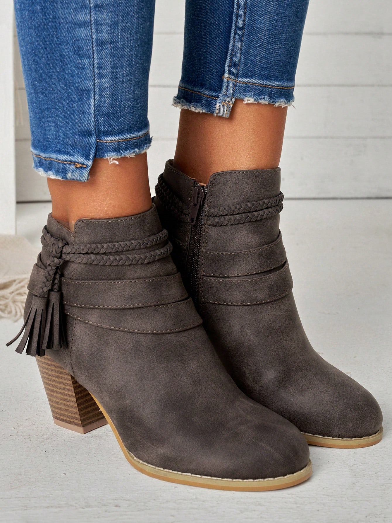 In Khaki Women Ankle Boots & Booties