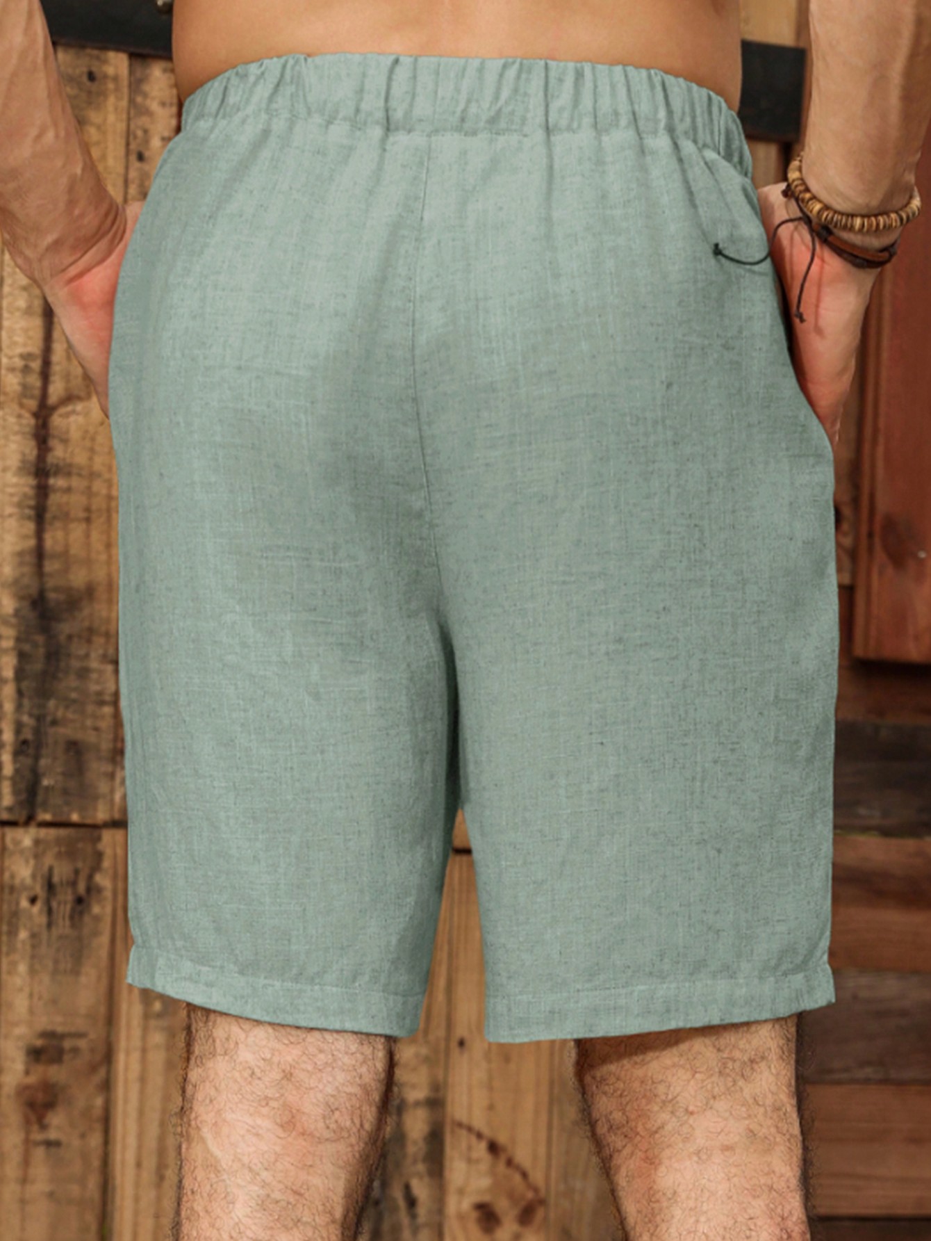 Men Linen Shorts