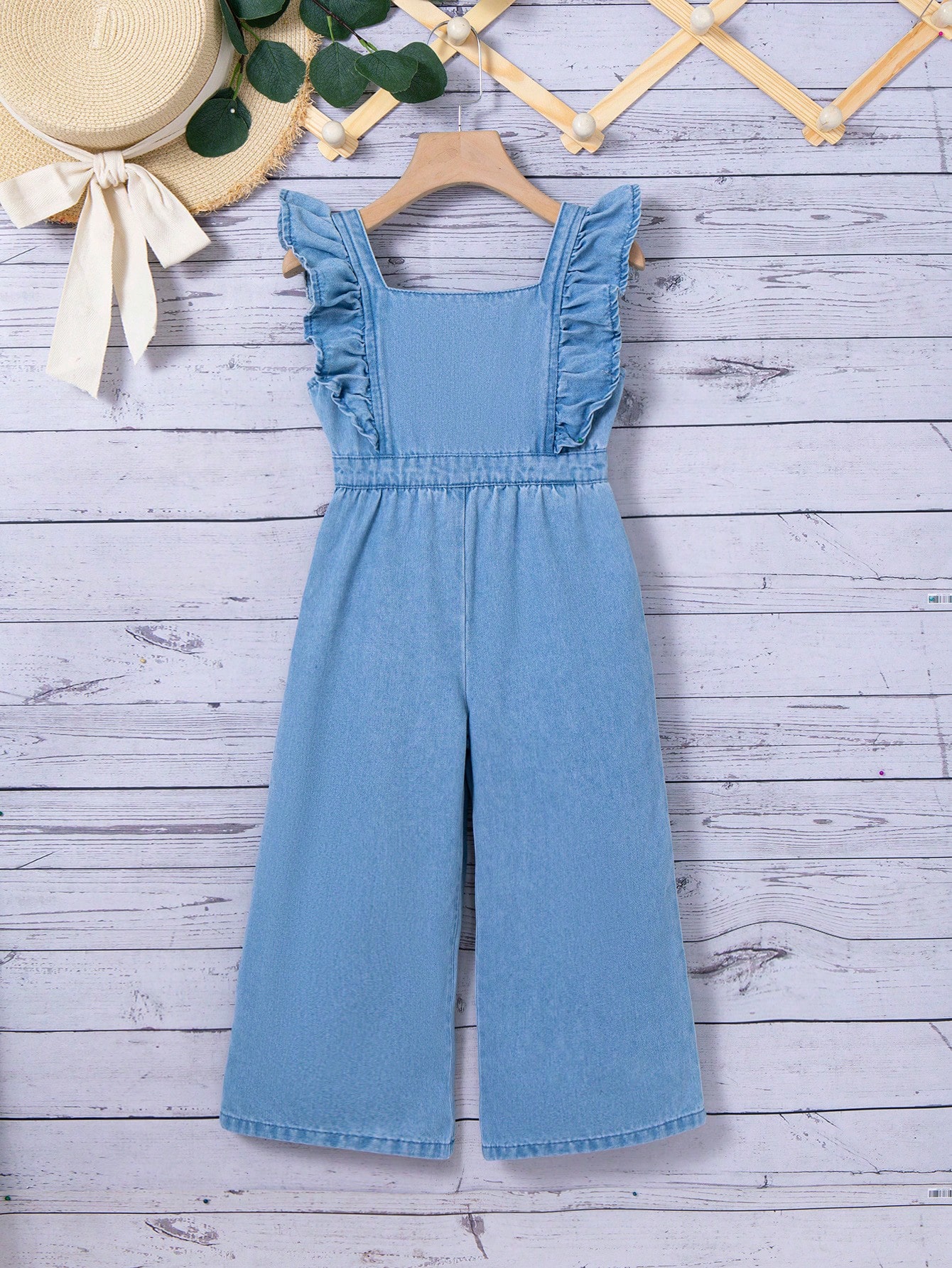 Young Girls Denim Overalls & Jumpsuits