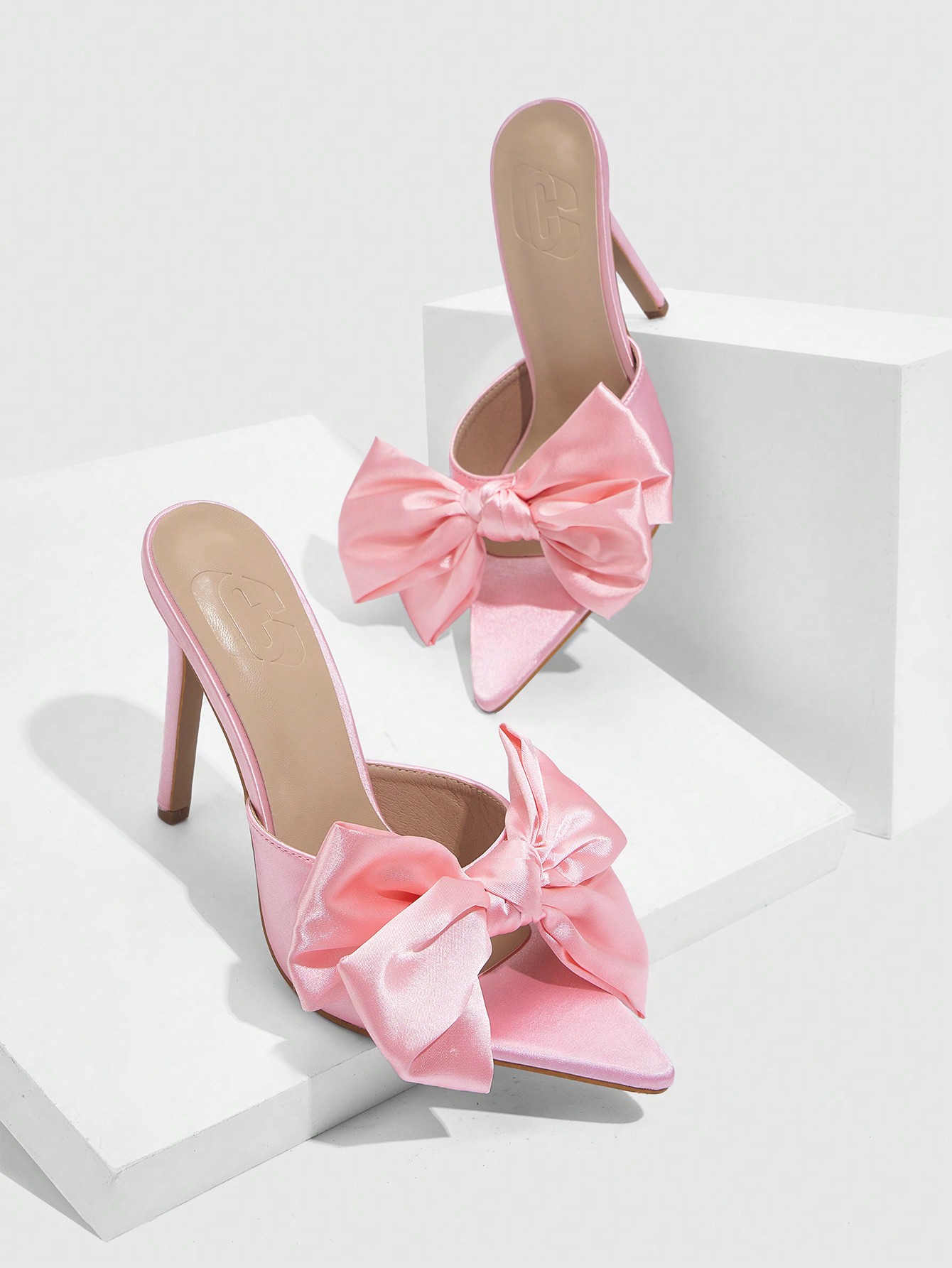 In Pink Women Heeled Sandals