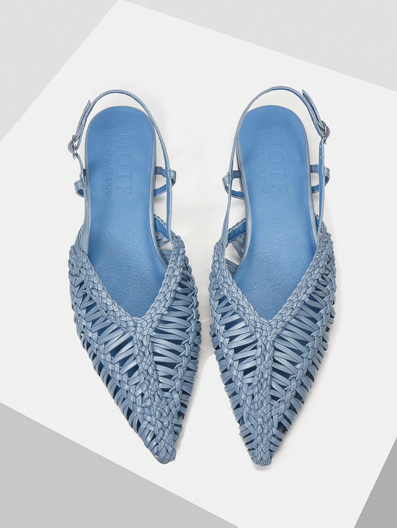 In Blue Women Flats