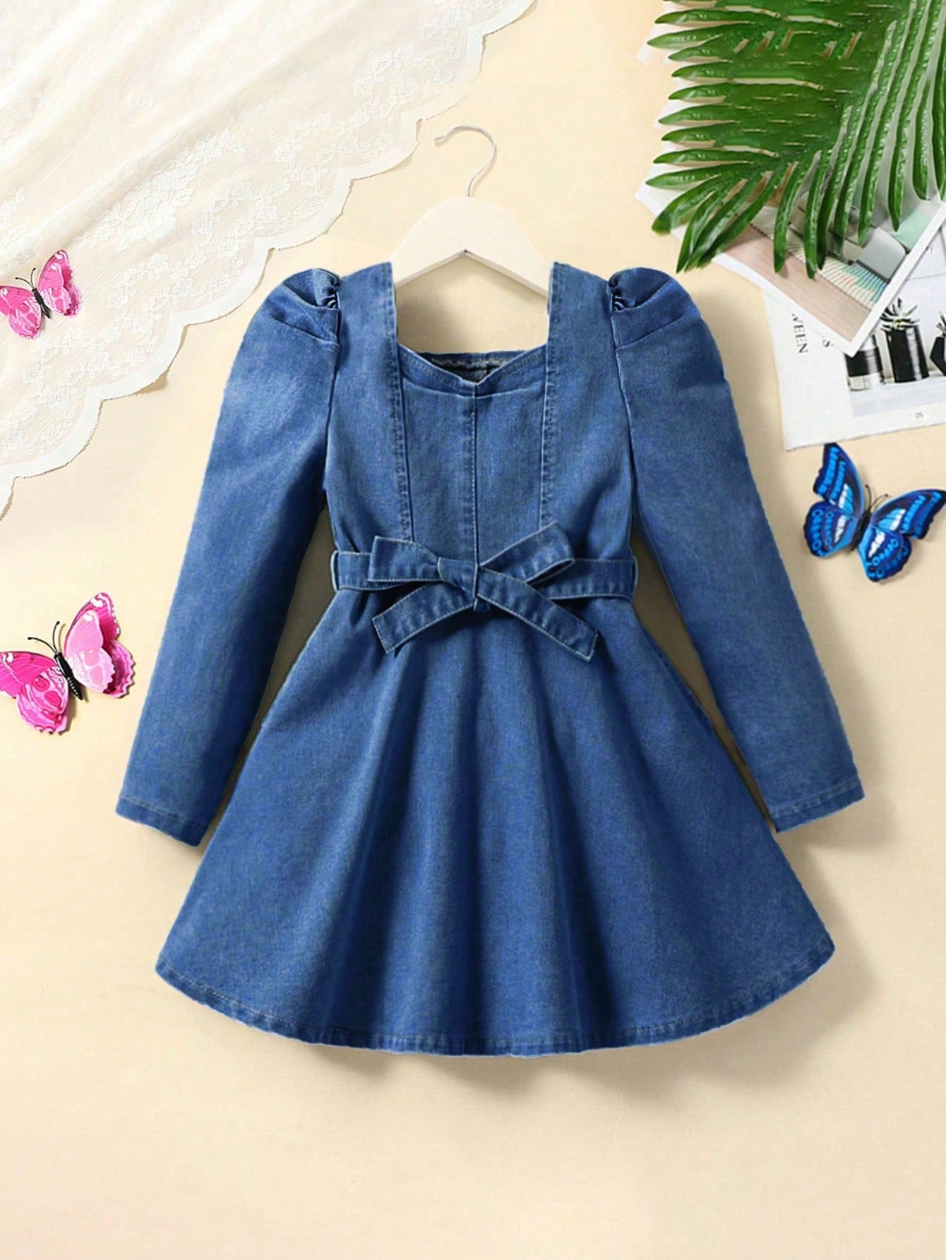 Young Girls Denim Dresses