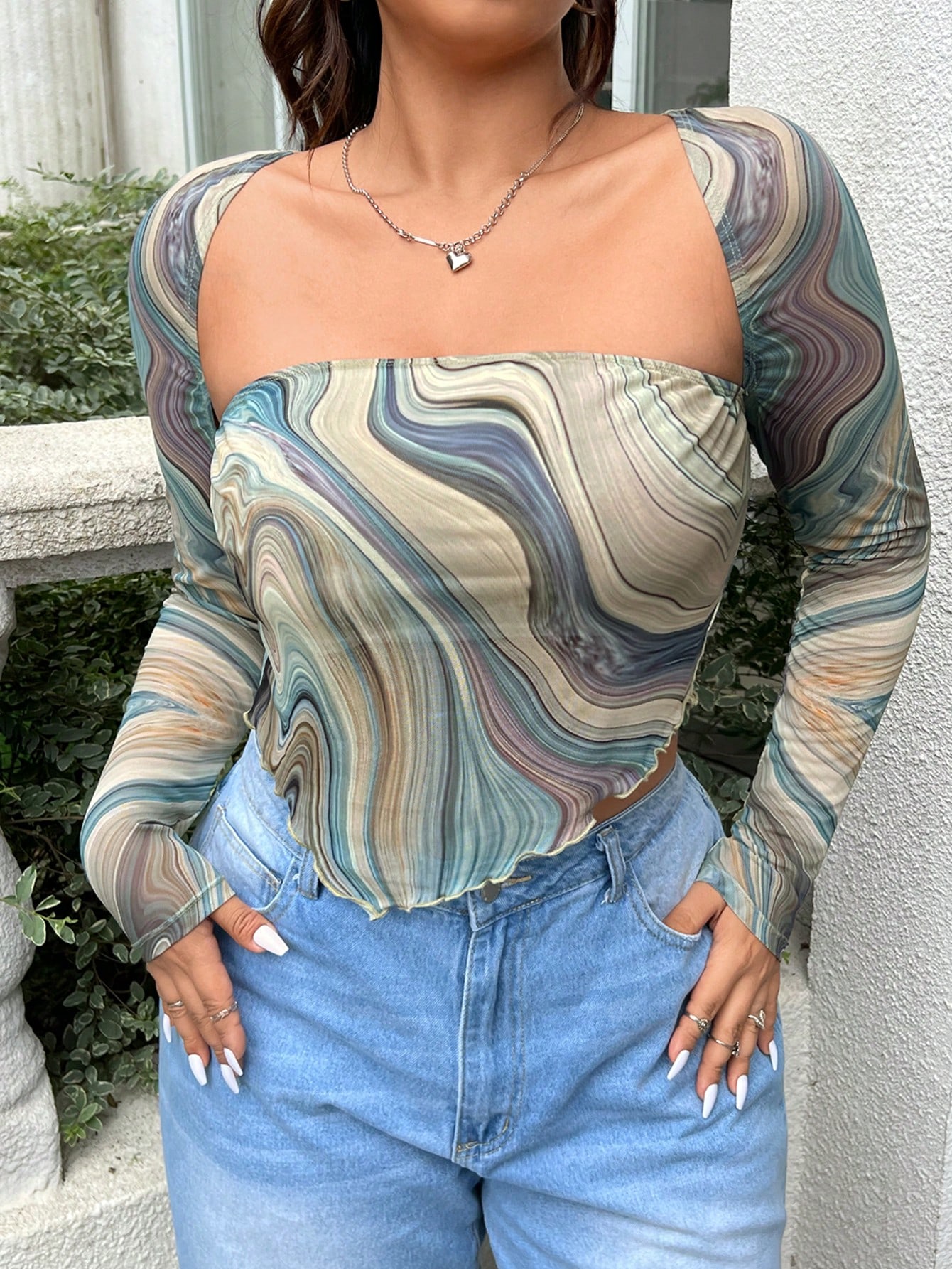 In Casual Plus Size Women Tops