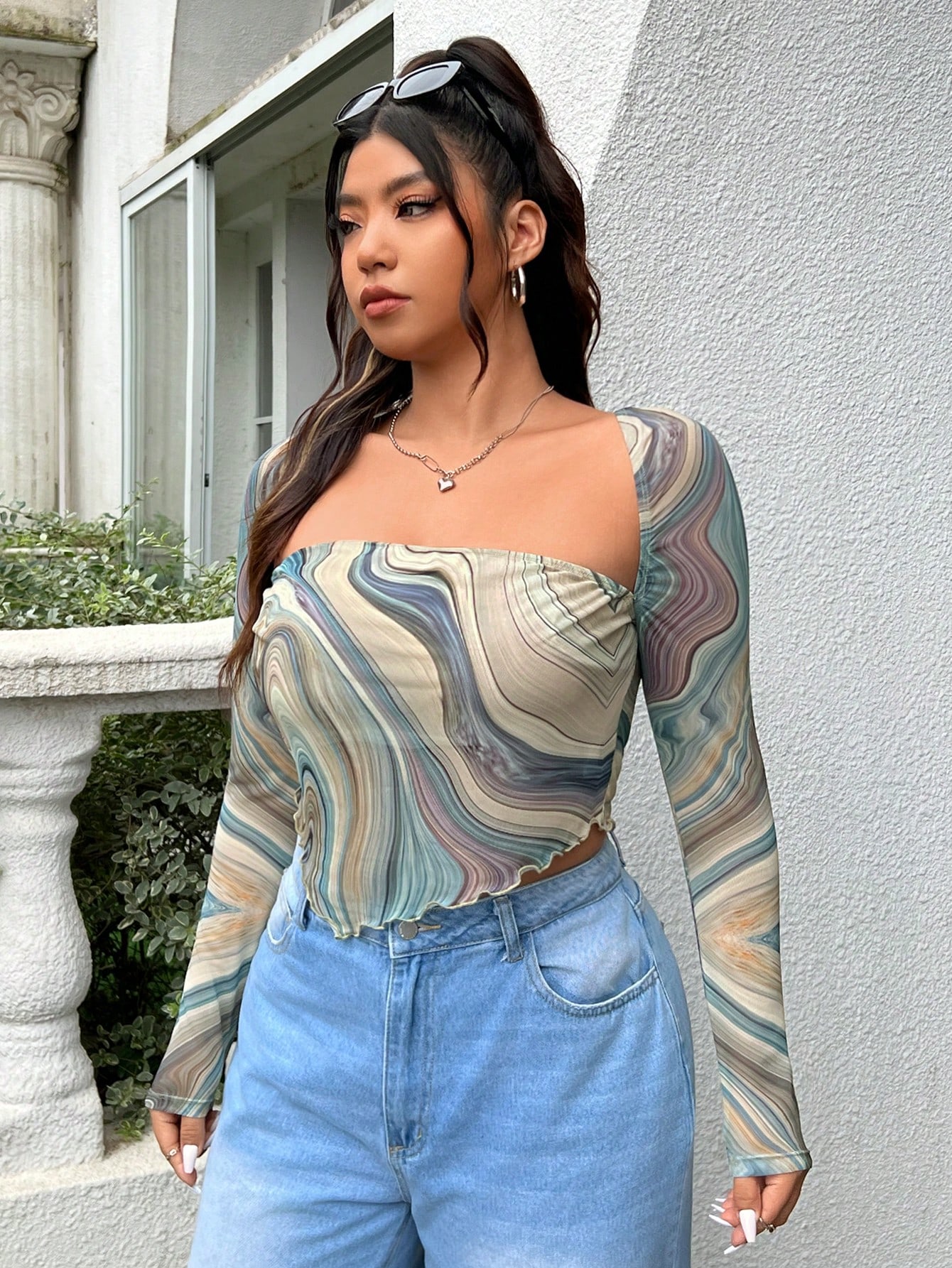 In Casual Plus Size Women Tops