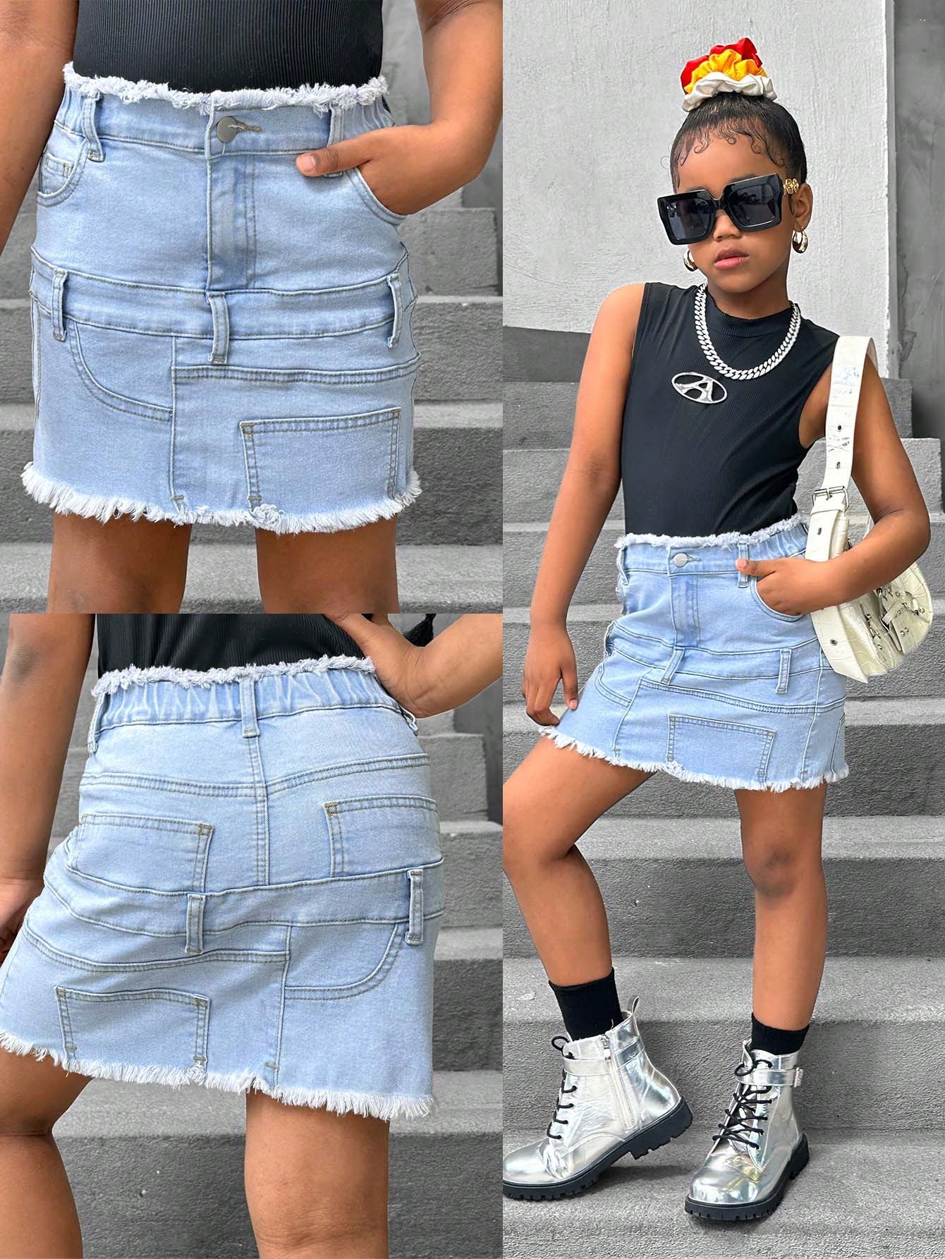 Tween Girls Denim Skirts