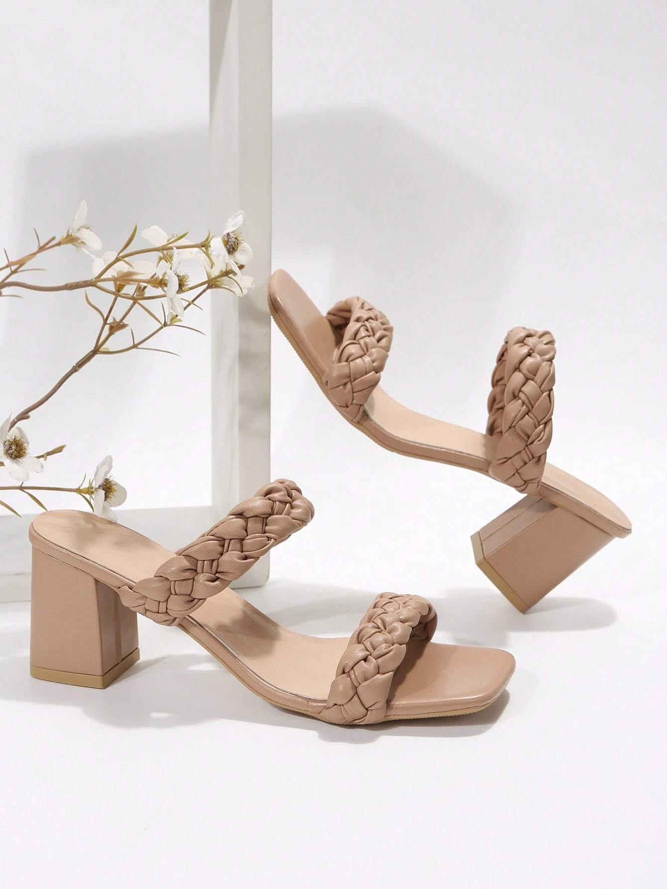 In Apricot Women Heeled Sandals