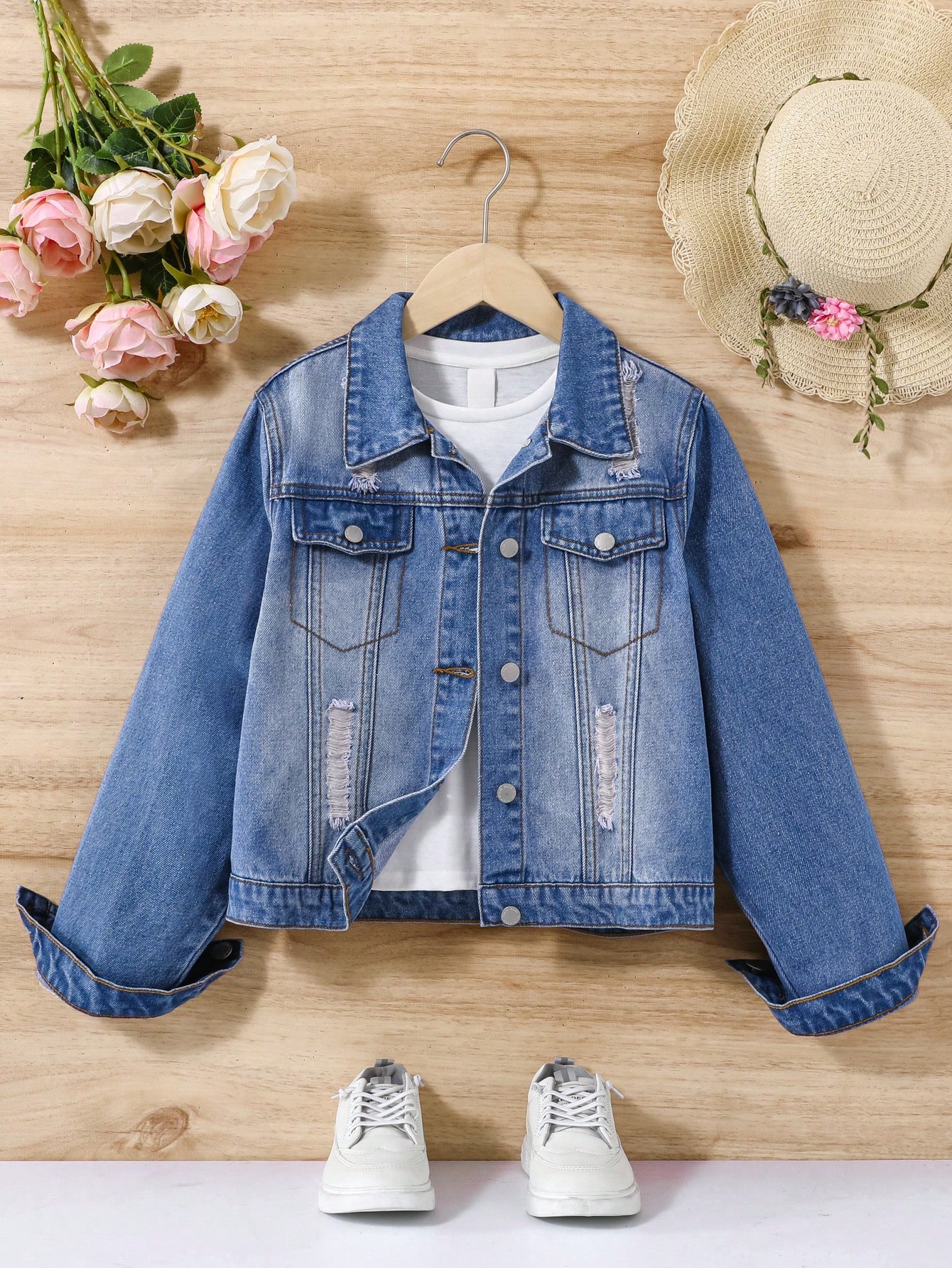 Tween Girls Denim Jackets & Coats