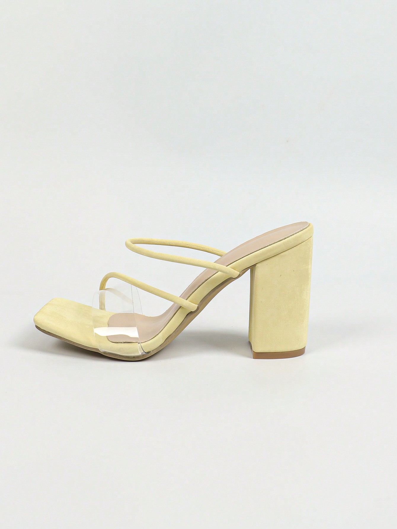 In Yellow Women Heeled Sandals