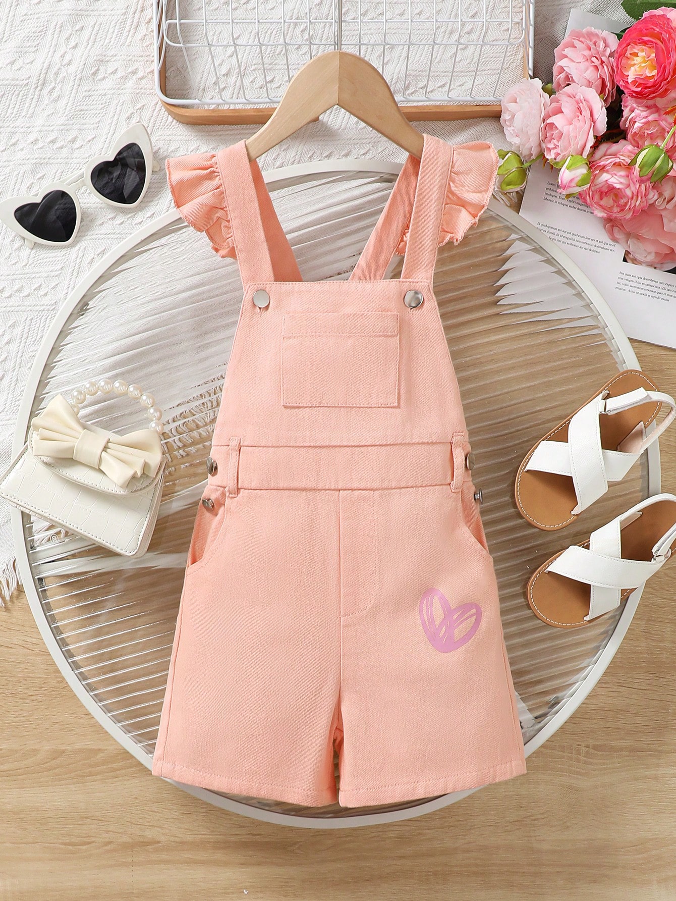 Young Girls Denim Overalls & Jumpsuits