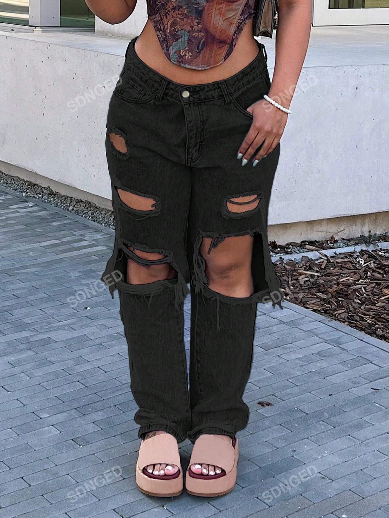 In Black Women Denim