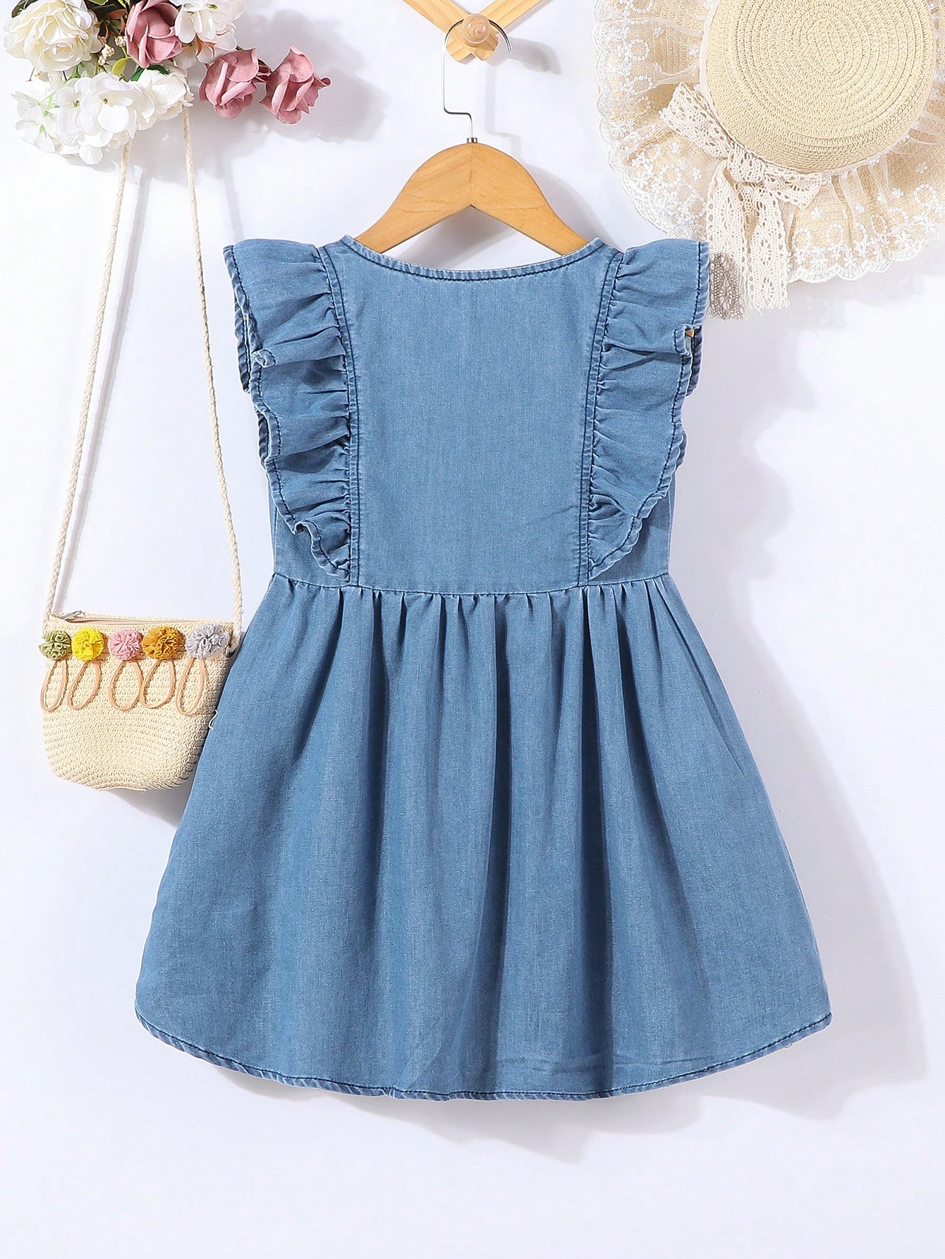 Young Girls Denim Dresses