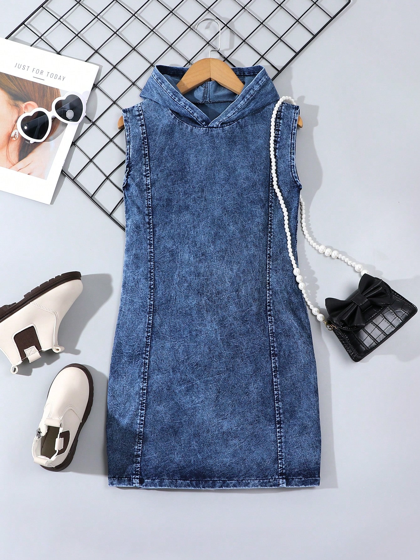 Young Girls Denim Dresses