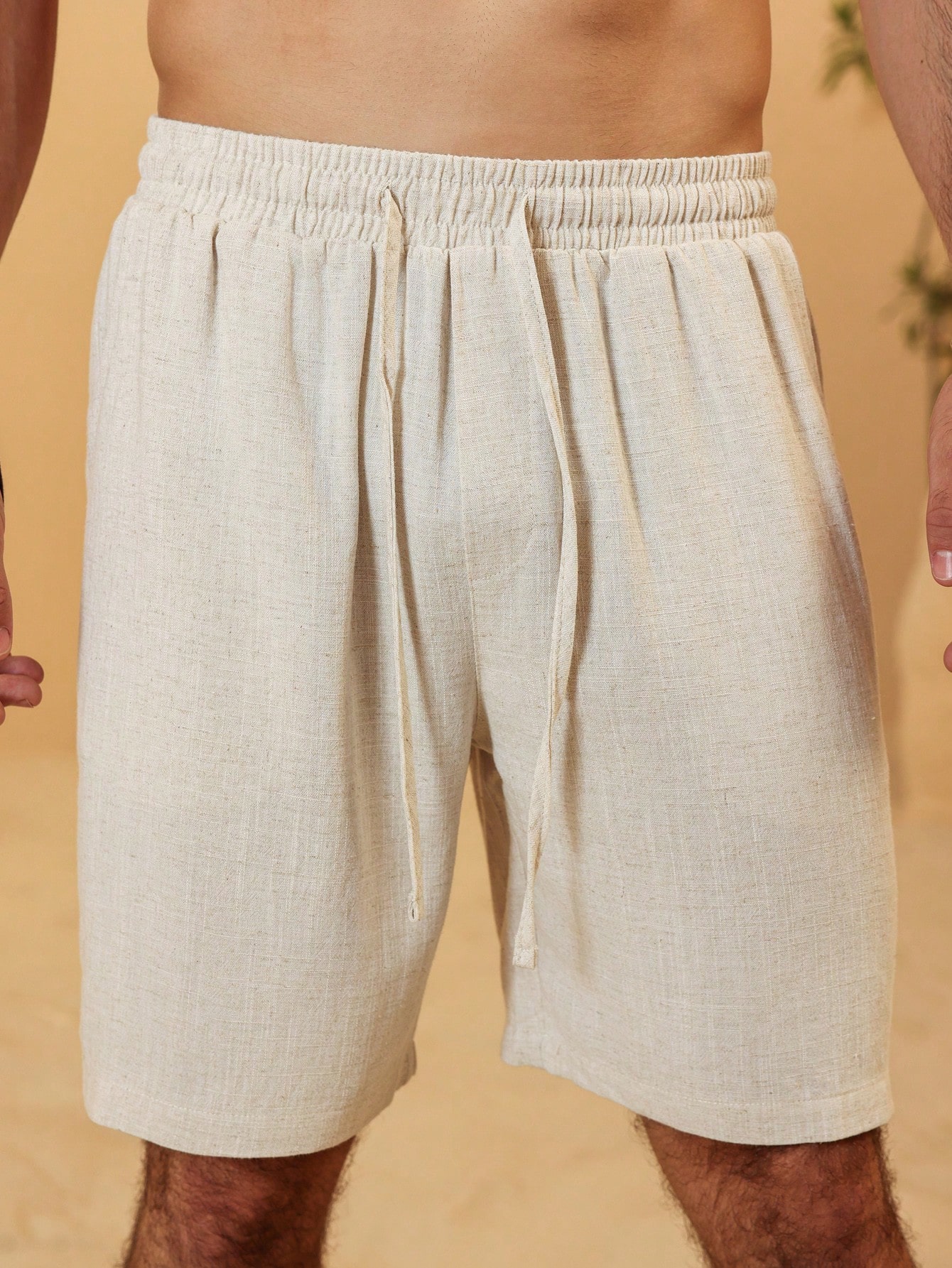 Men Linen Shorts