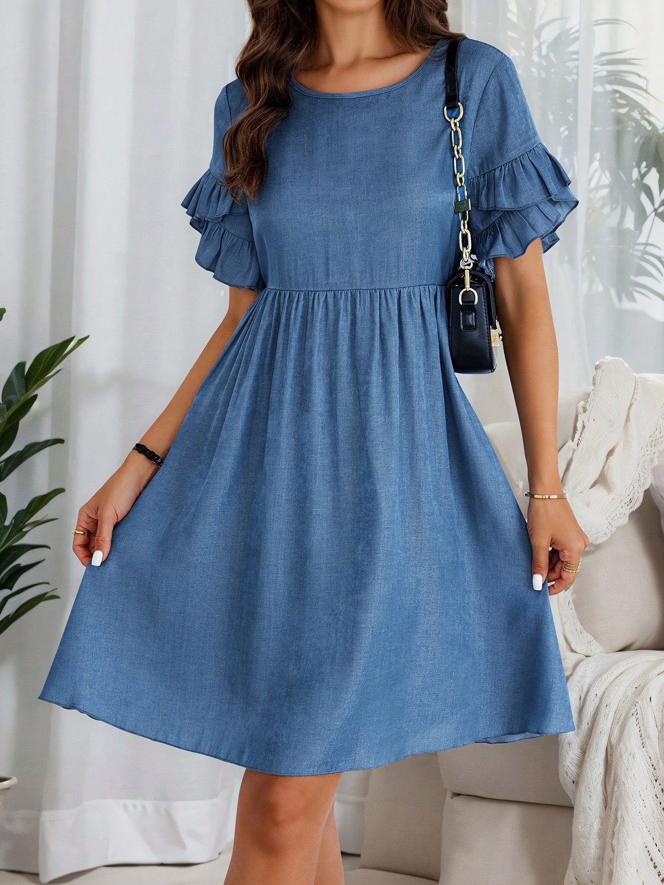 In Blue Women Dresses