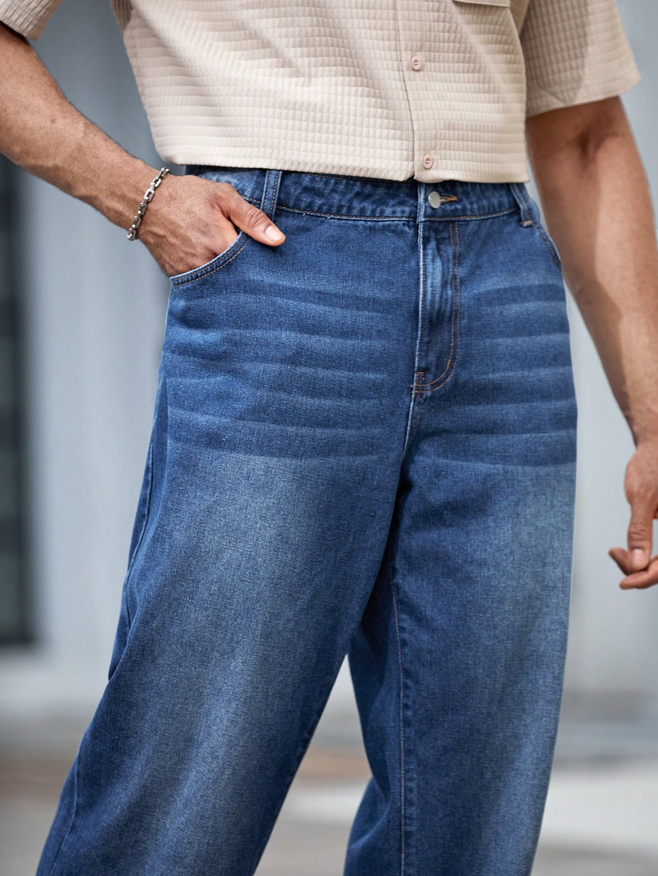 Men Plus Size Denim