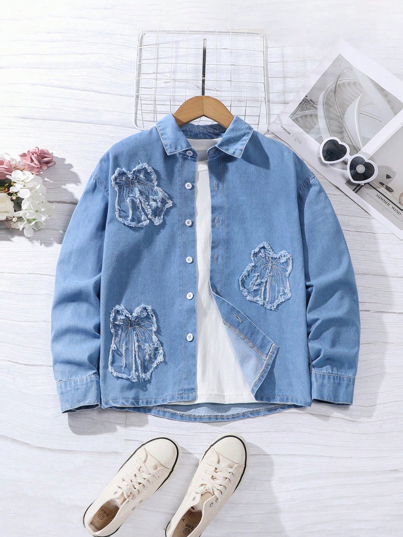 Tween Girls Denim Tops