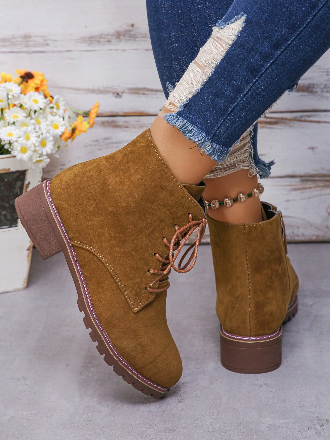 In Brown Women Ankle Boots & Booties