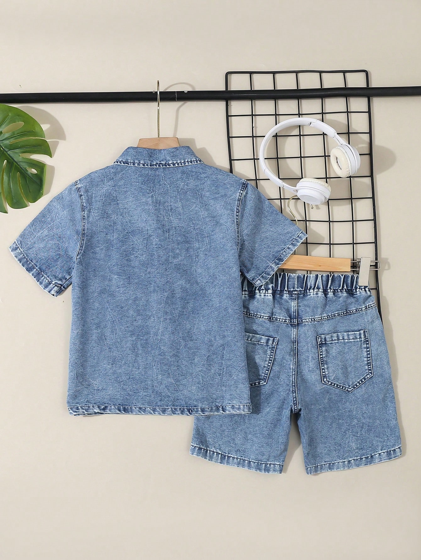 Tween Boys Denim Two-piece Outfits