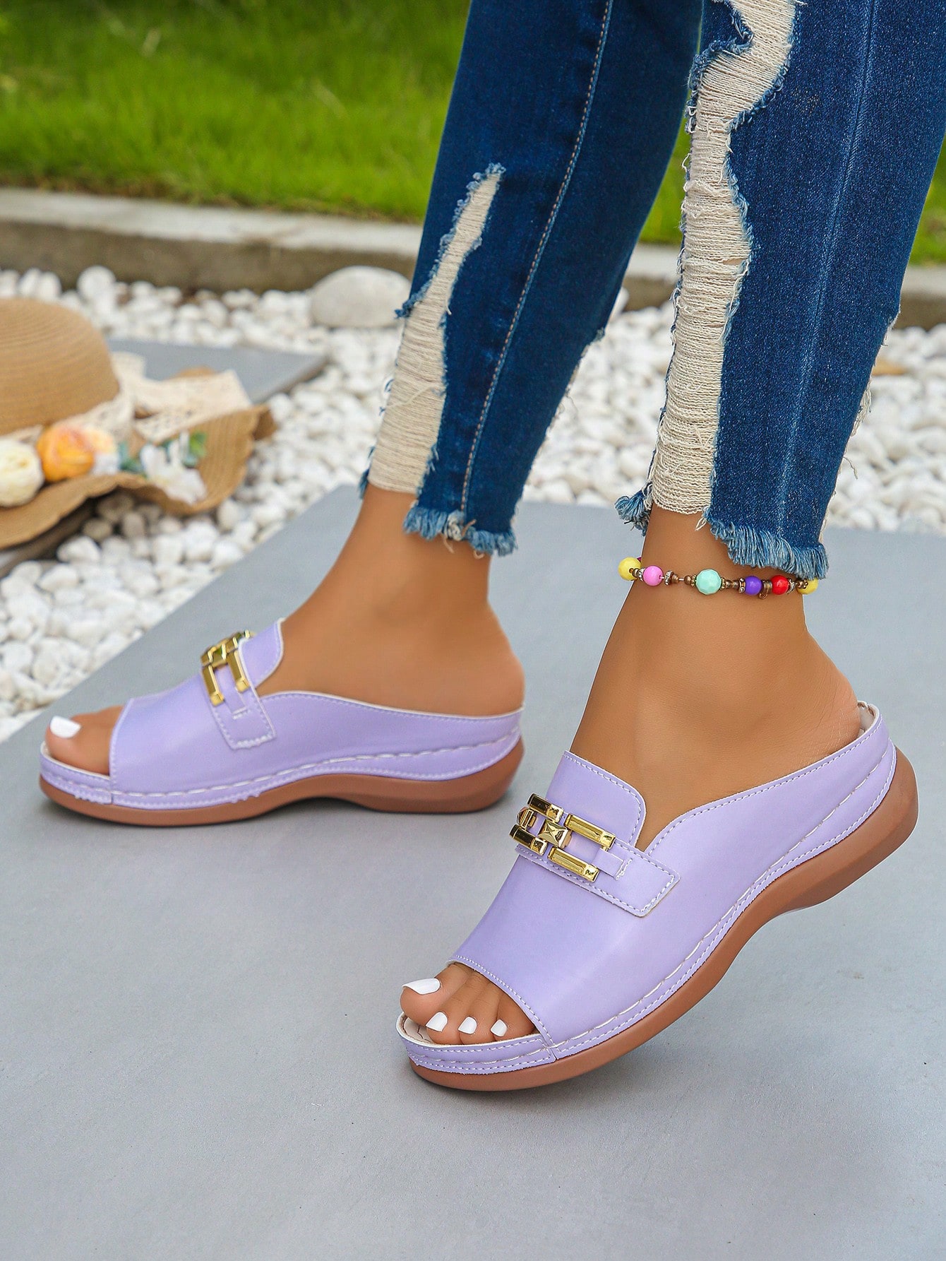 In Mauve Purple Women Shoes