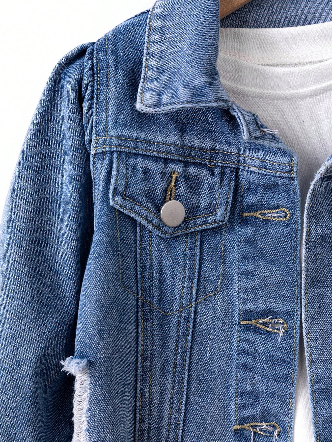 Young Girls Denim Jackets & Coats