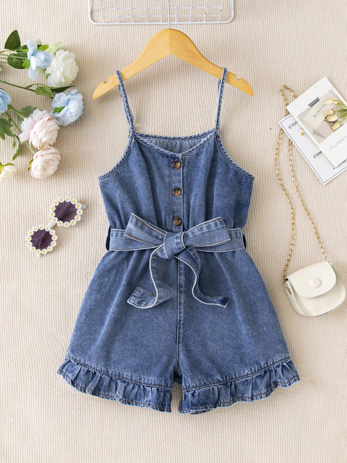 Tween Girls Denim Overalls & Jumpsuits