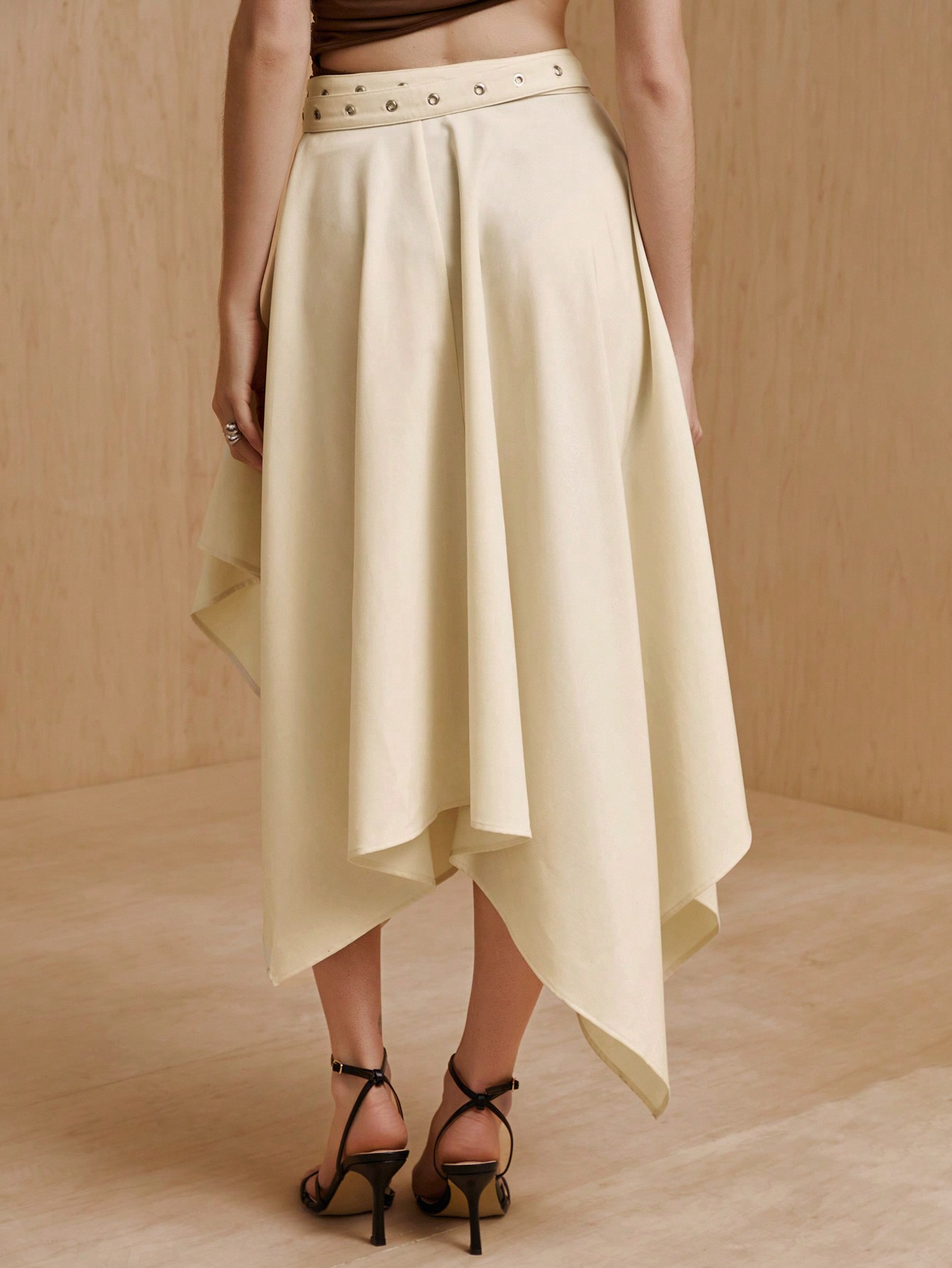 In Beige Women Skirts