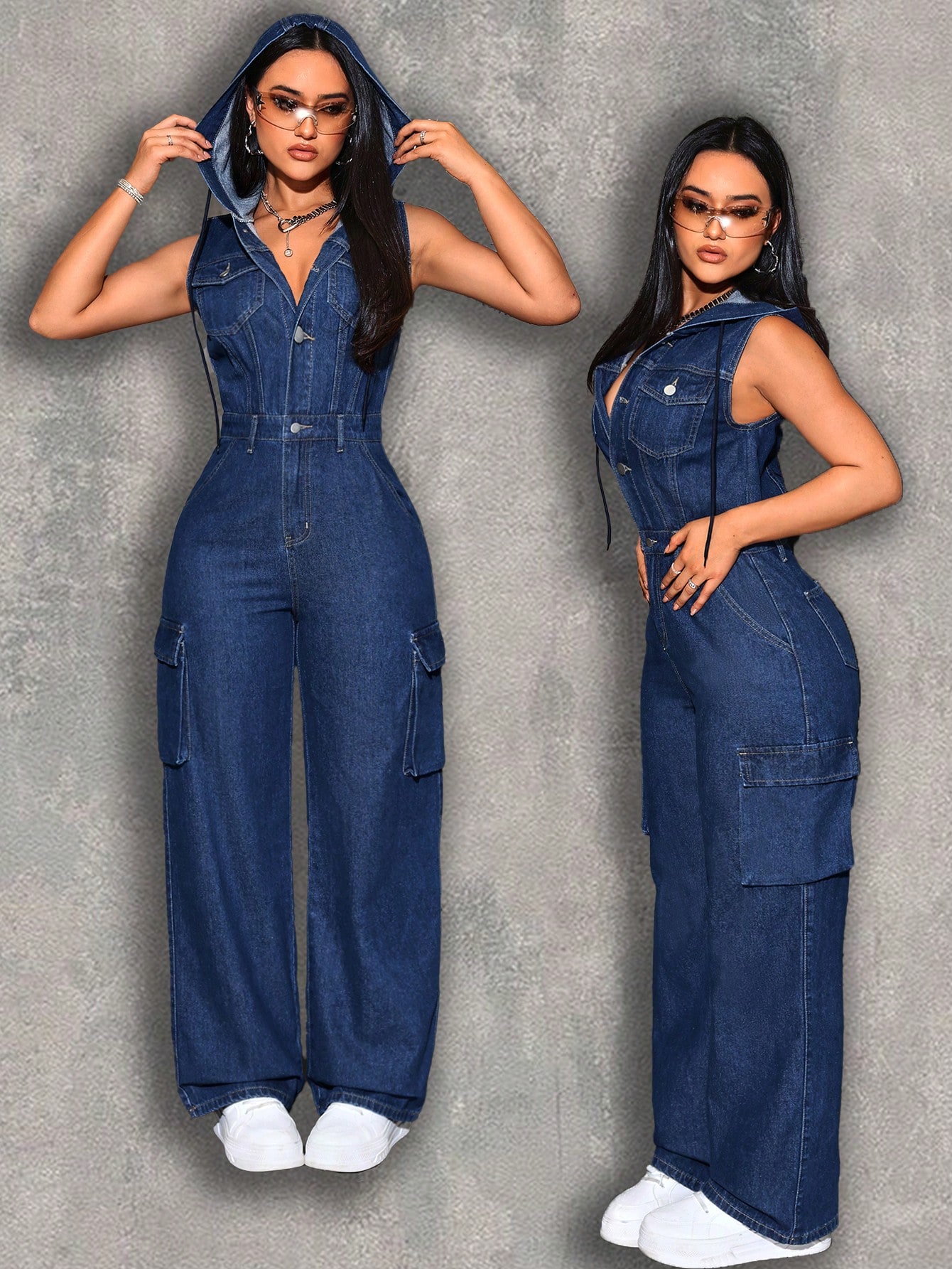 Women Denim Overalls & Jumpsuits