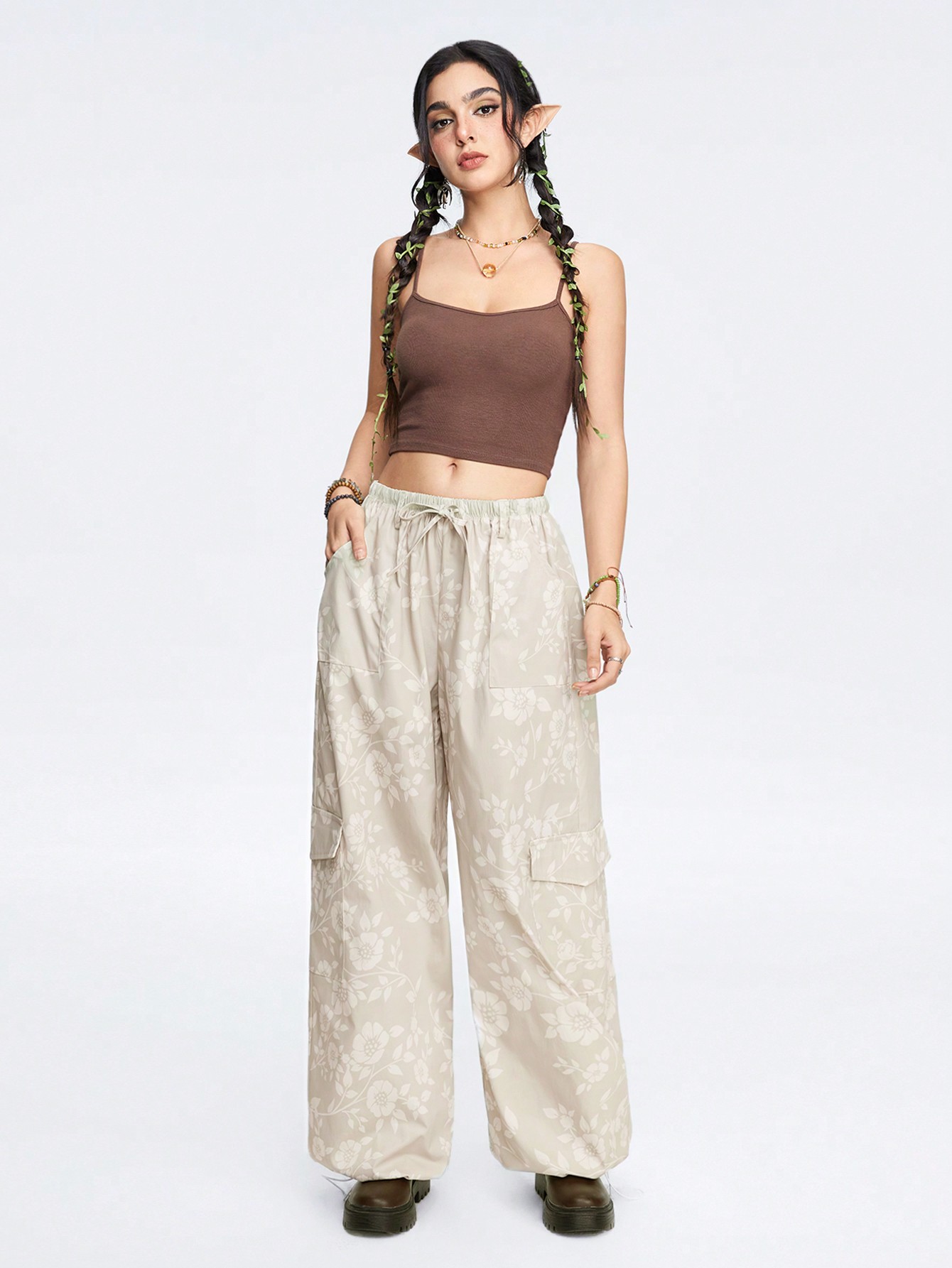 In Beige Women Pants