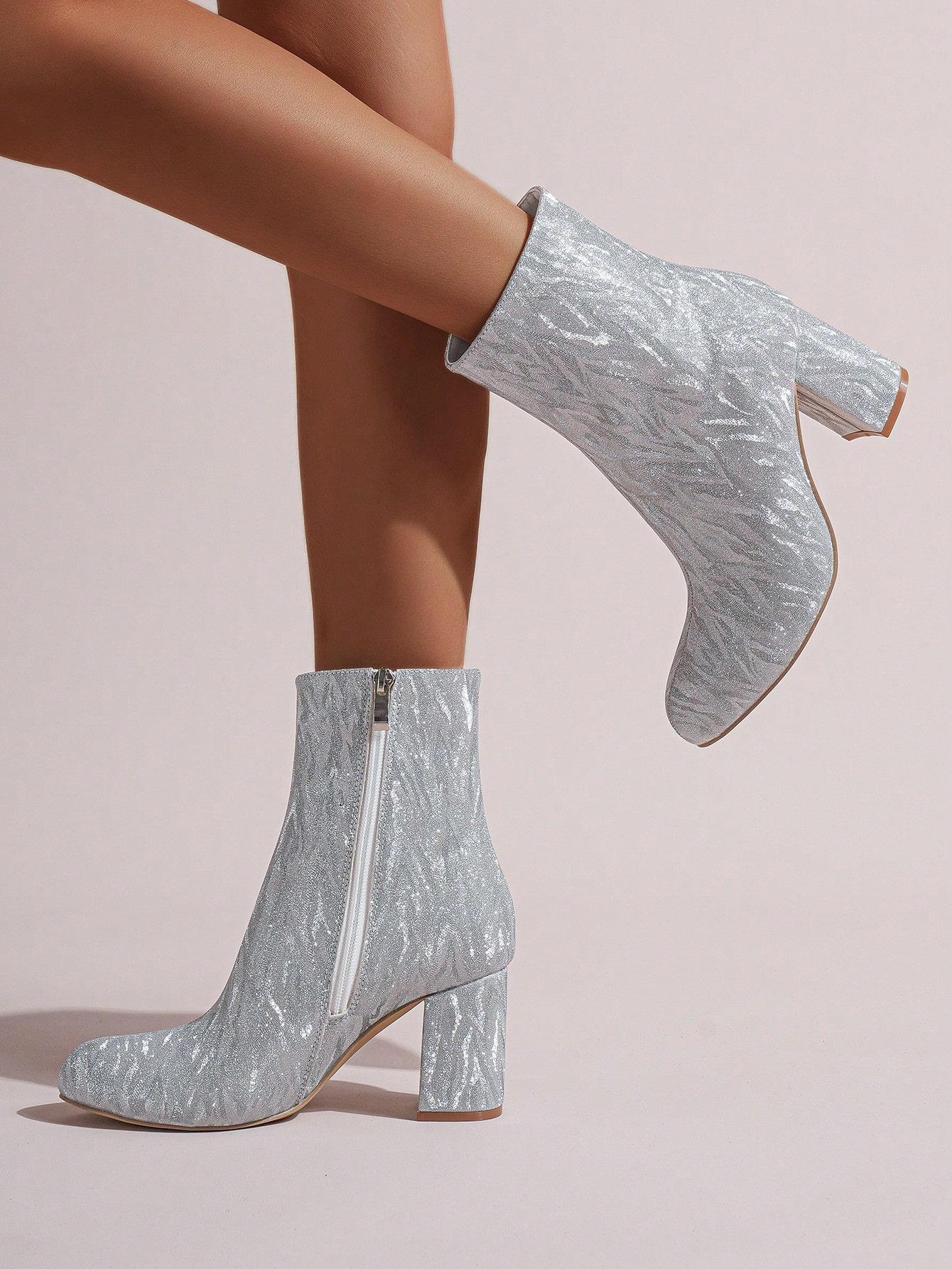 In Silver Women Ankle Boots & Booties