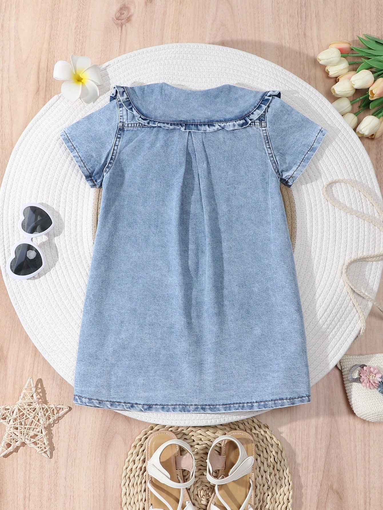 Young Girls Denim Dresses