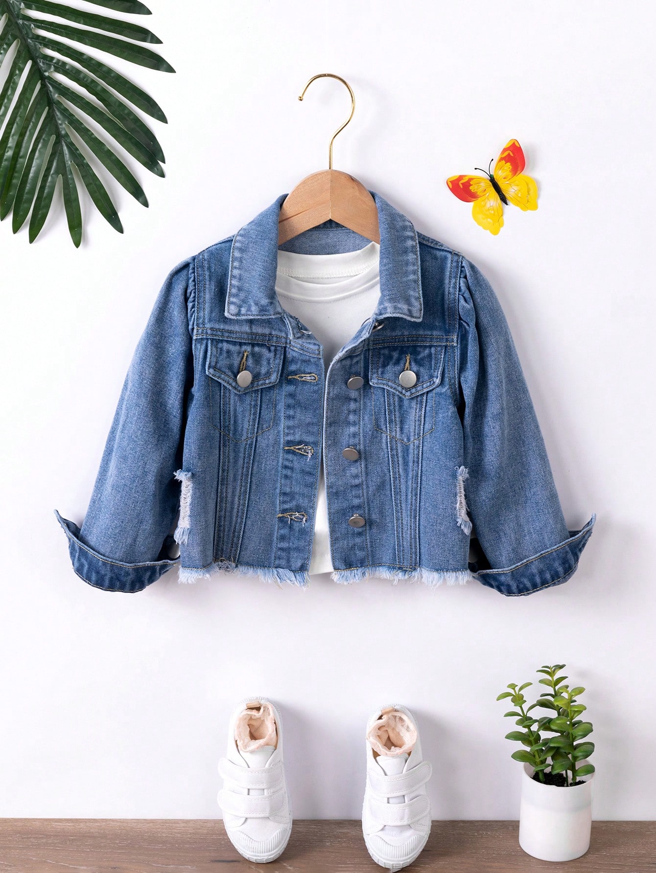 Young Girls Denim Jackets & Coats