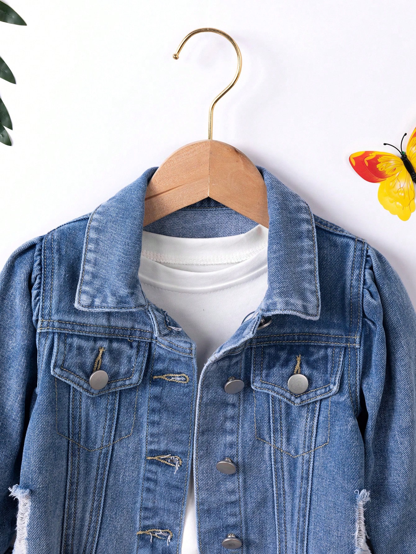 Young Girls Denim Jackets & Coats