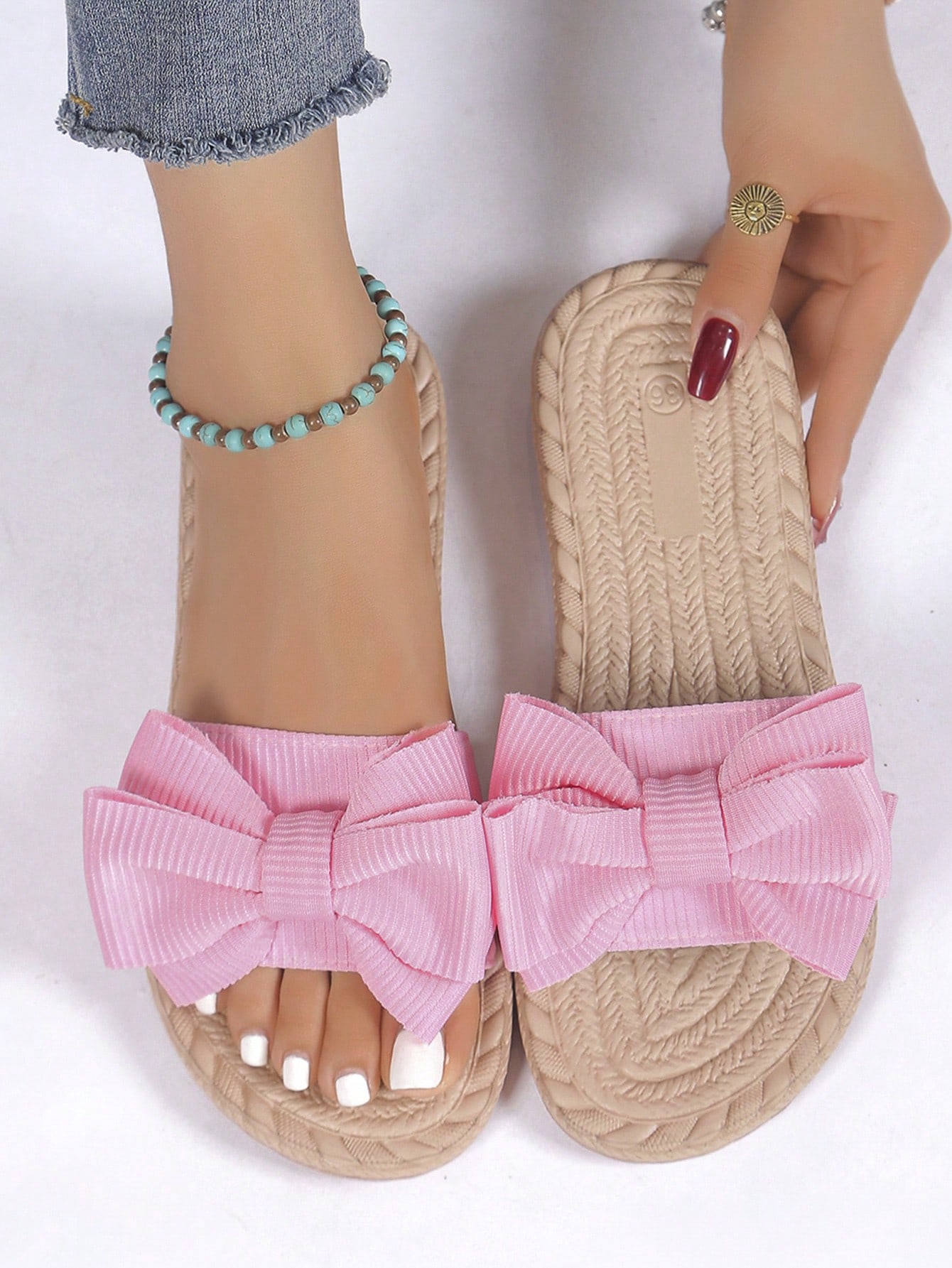 In Pink Women Flat Sandals