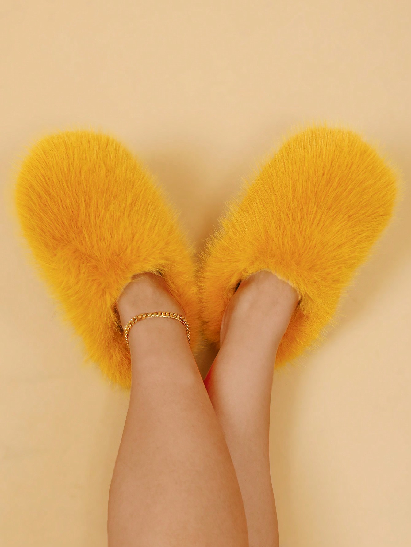 In Yellow Women Slippers