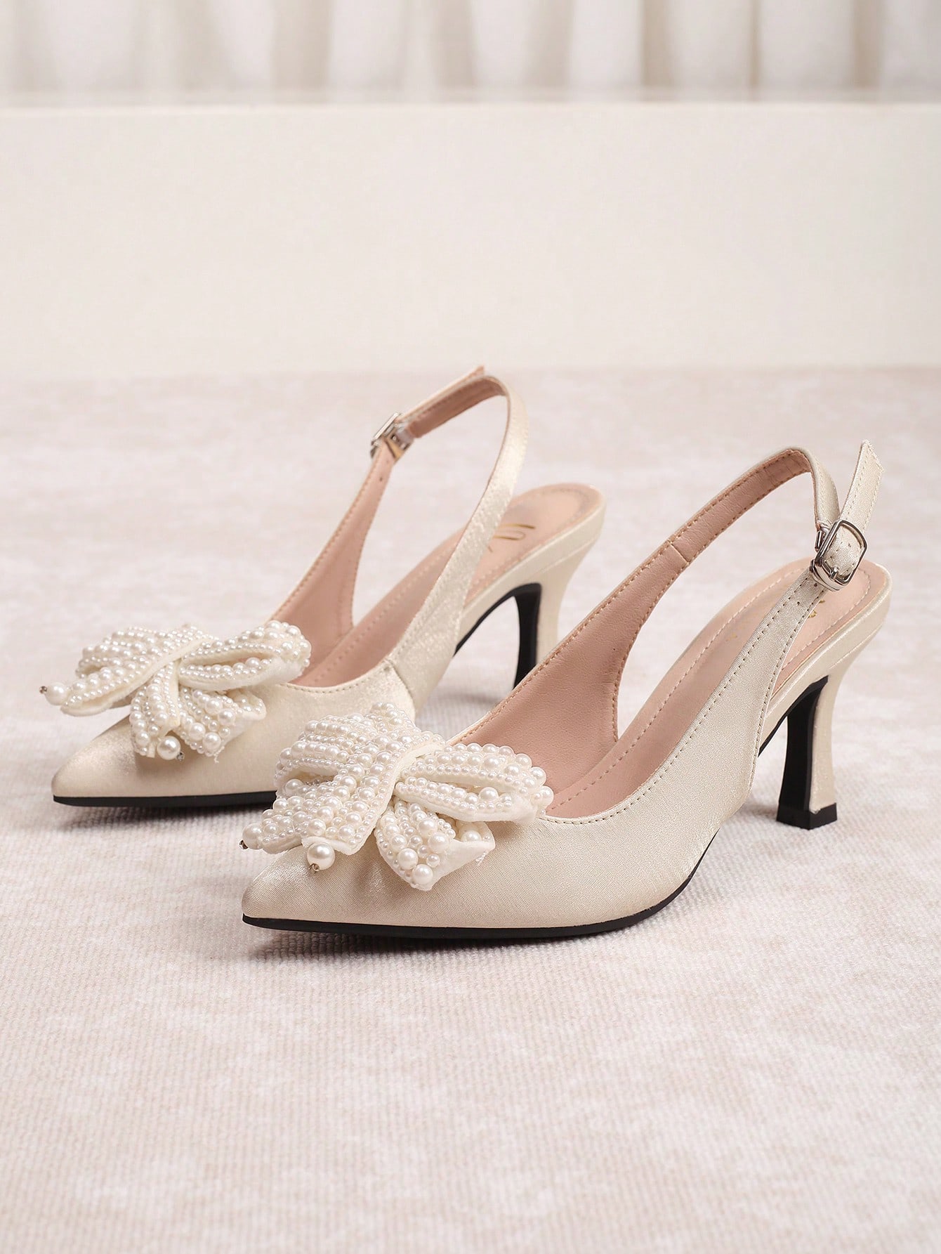 In Beige Women Pumps