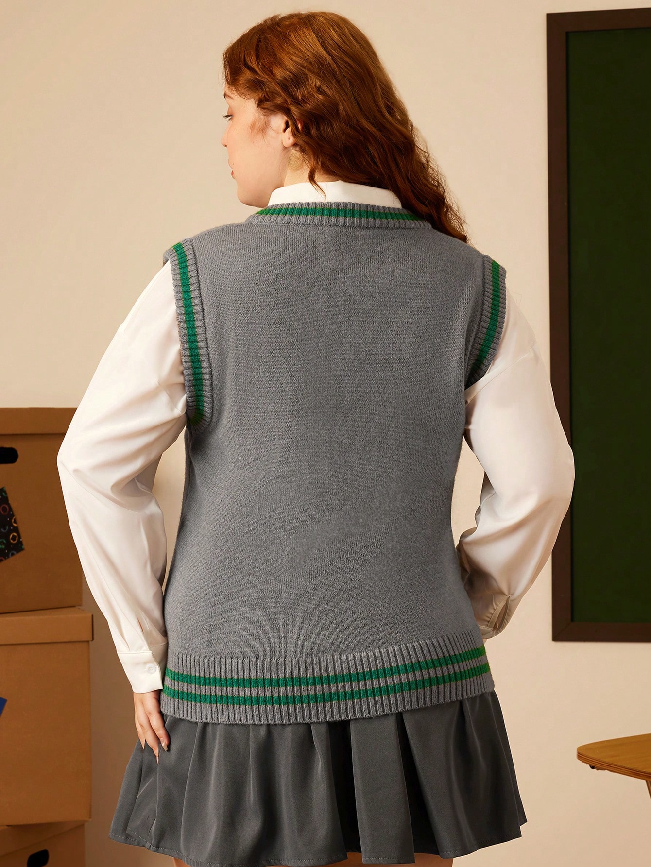 In Casual Plus Size Sweater Vests