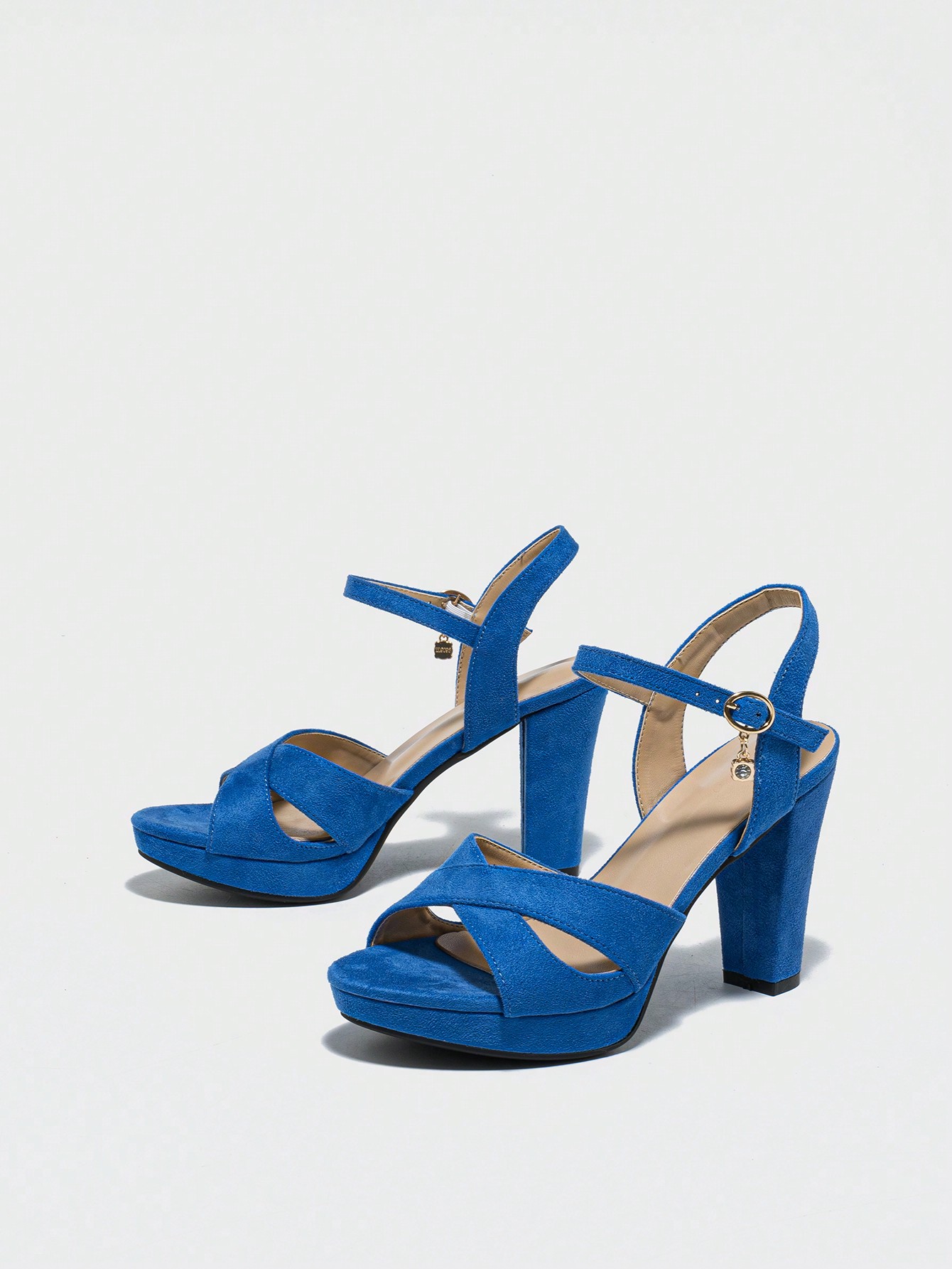 In Blue Women Heeled Sandals