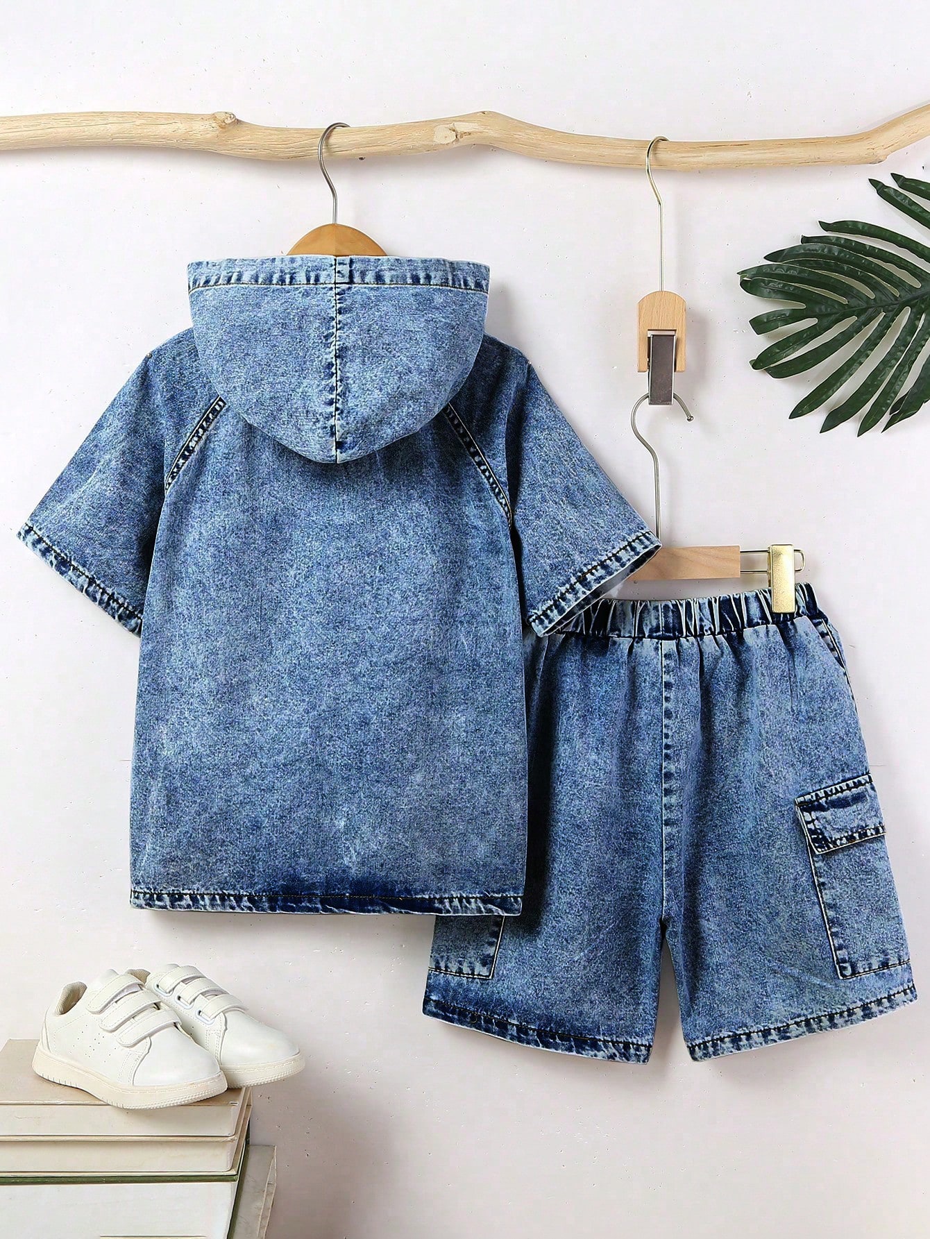 Tween Boys Denim Two-piece Outfits