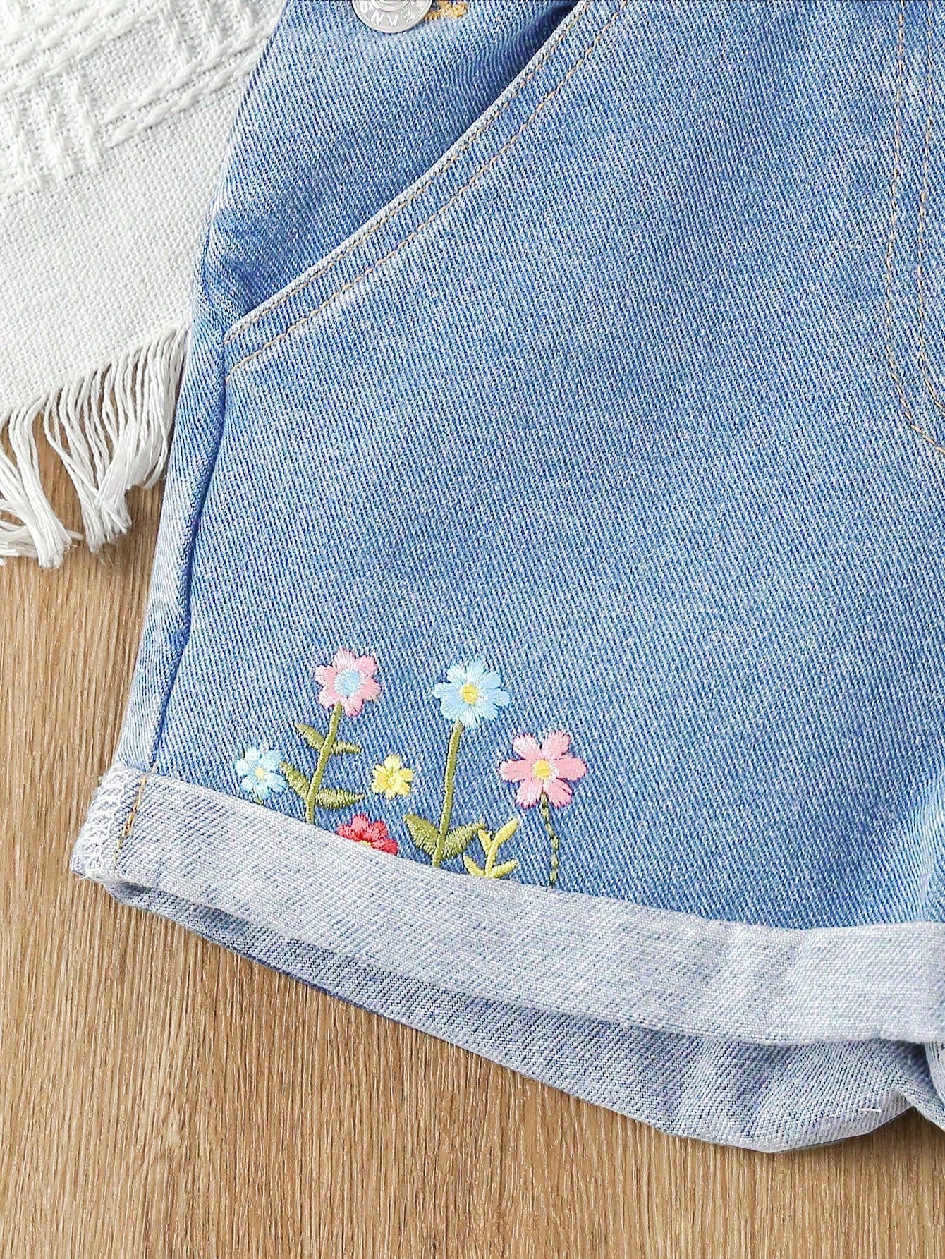 Young Girls Denim Overalls & Jumpsuits