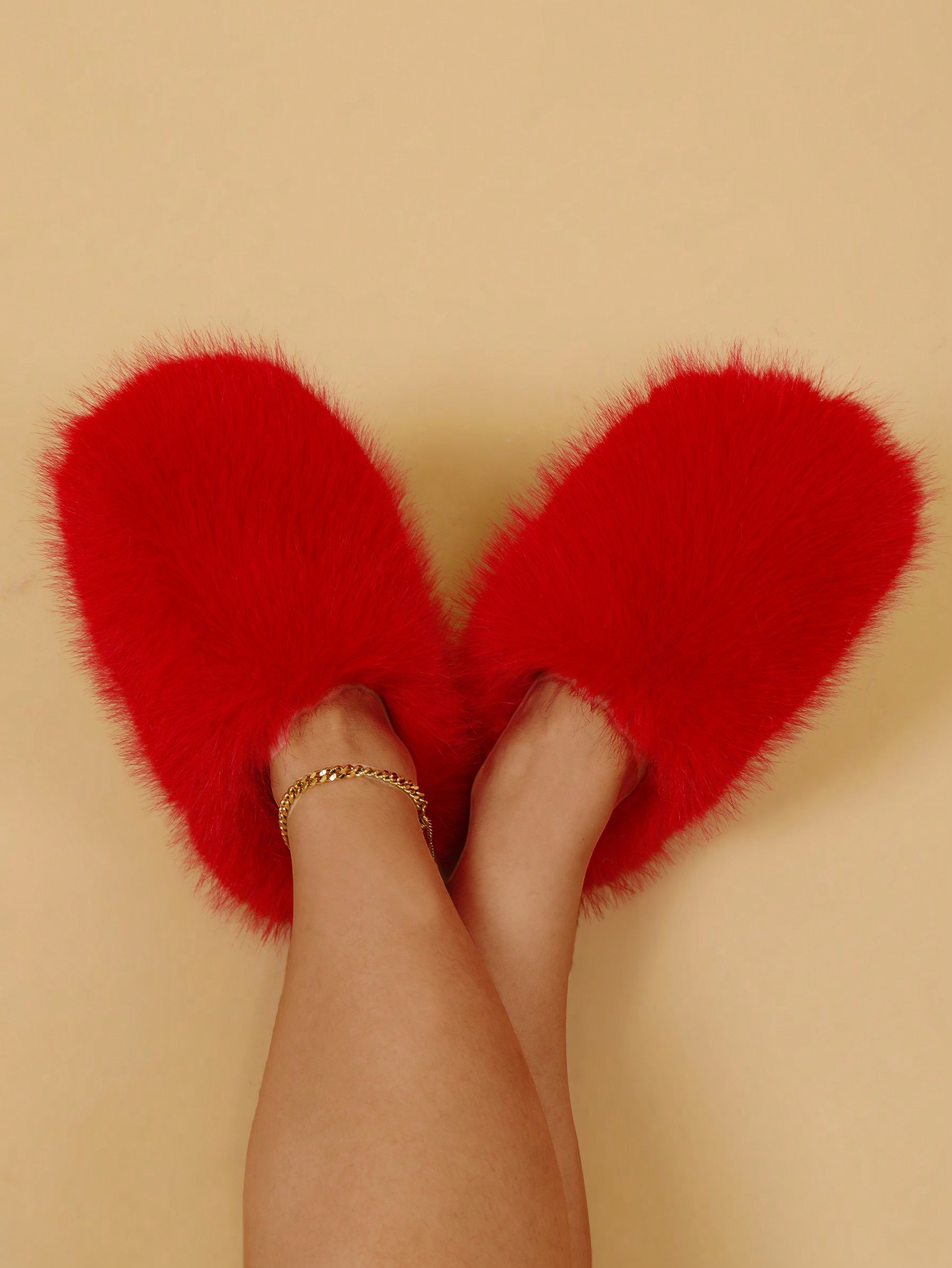 In Red Women Home Slippers