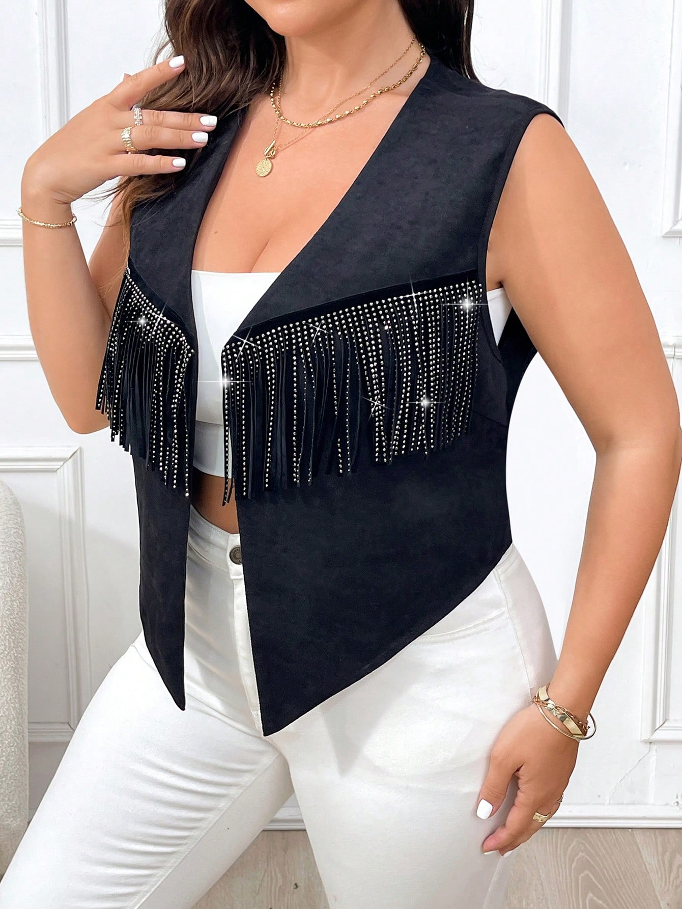 In Black Plus Size Jackets