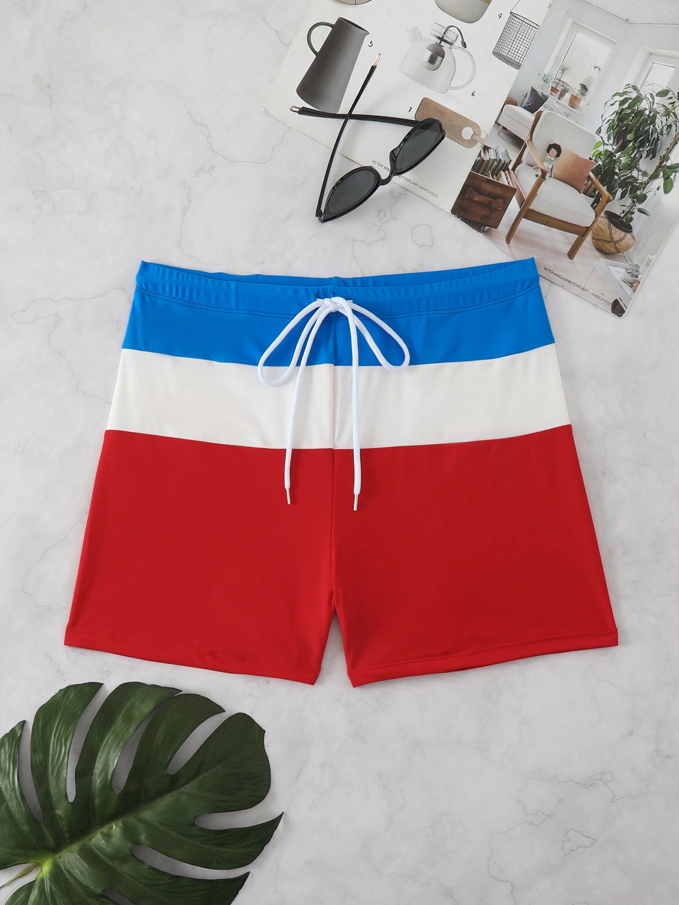 Men Plus Size Swim Shorts