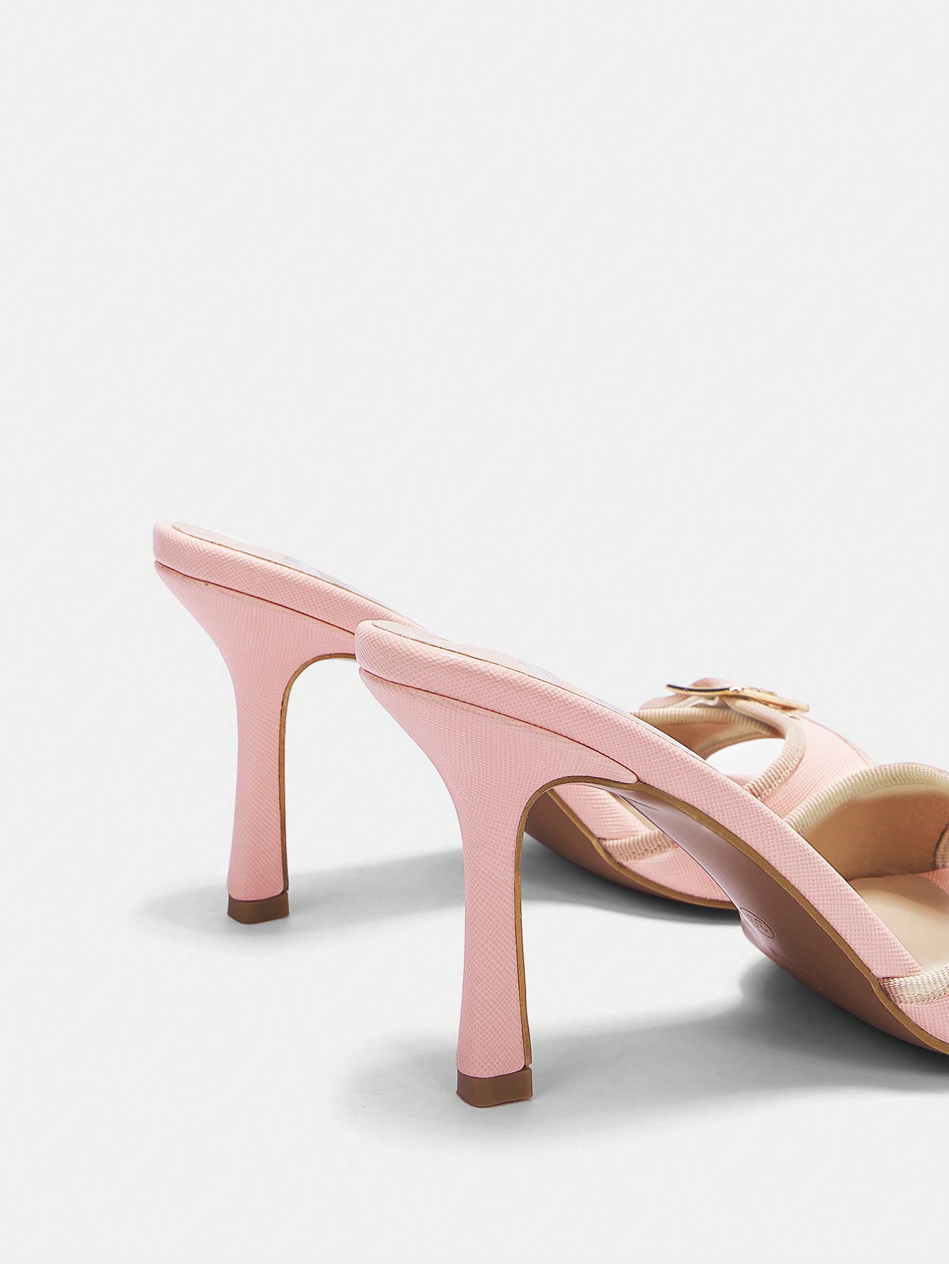 In Baby Pink Women Heeled Sandals