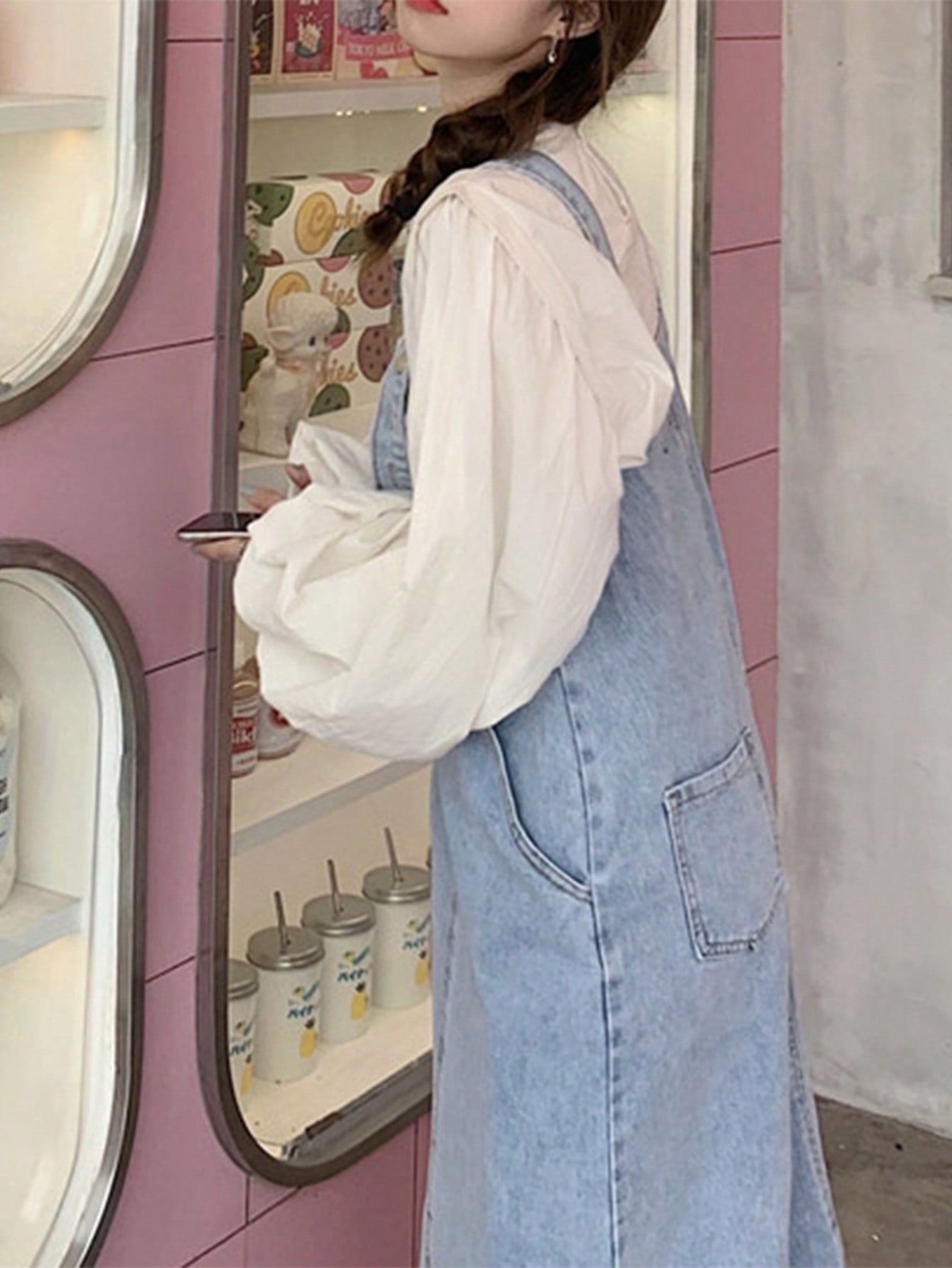 In Blue Women Denim Dresses