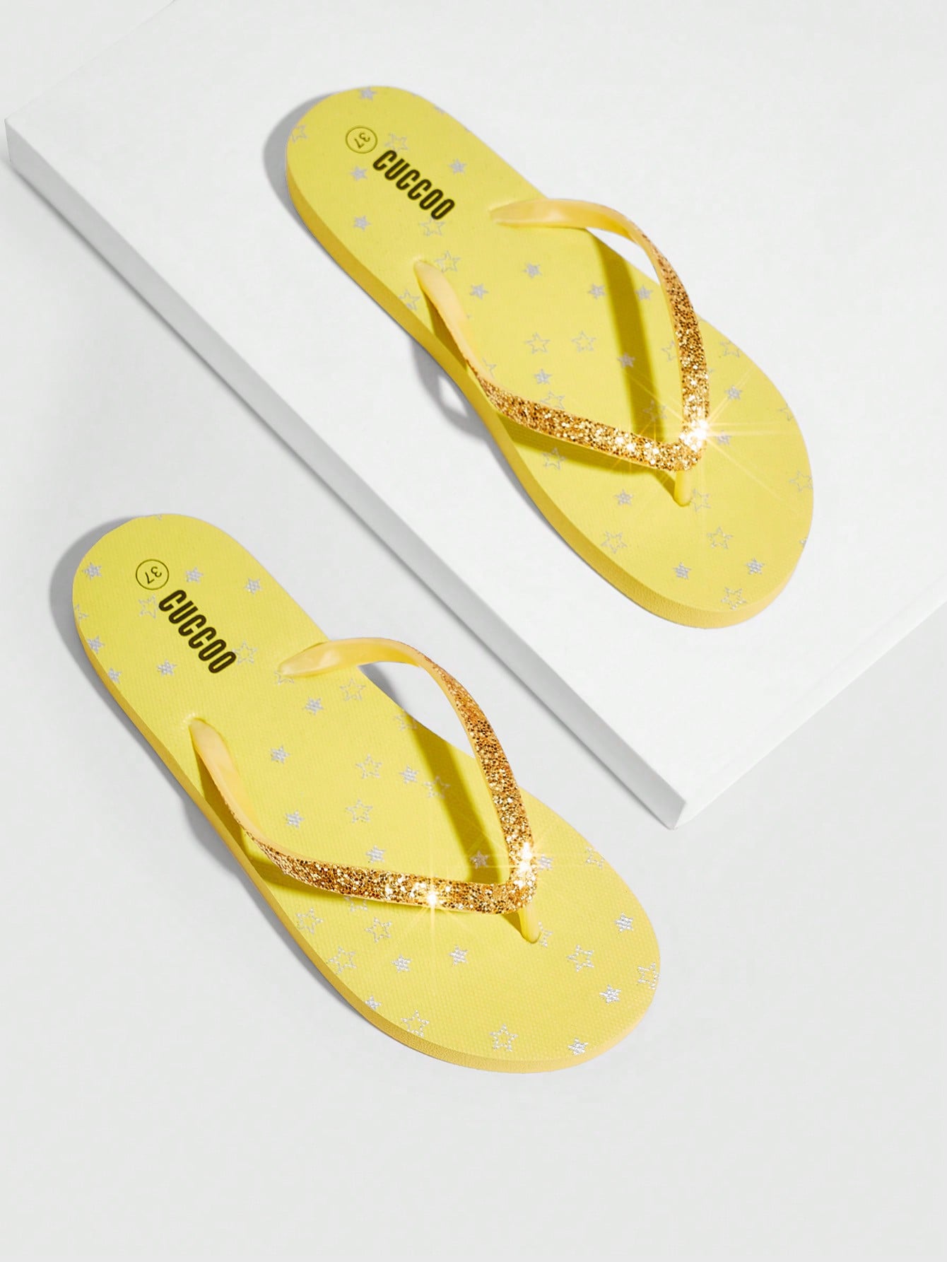 In Yellow Women Slippers