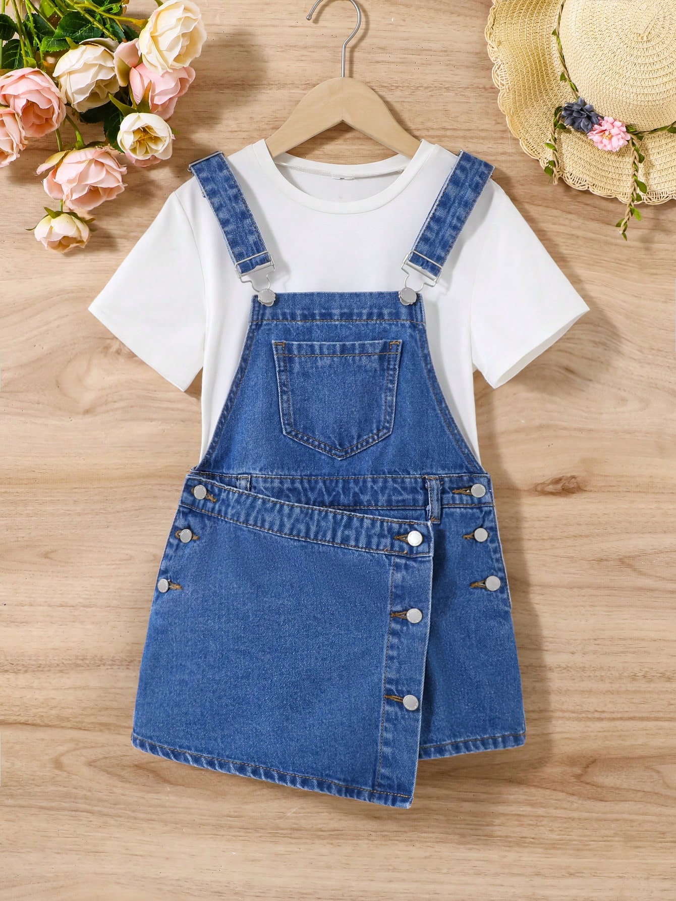 Tween Girls Denim Overalls & Jumpsuits