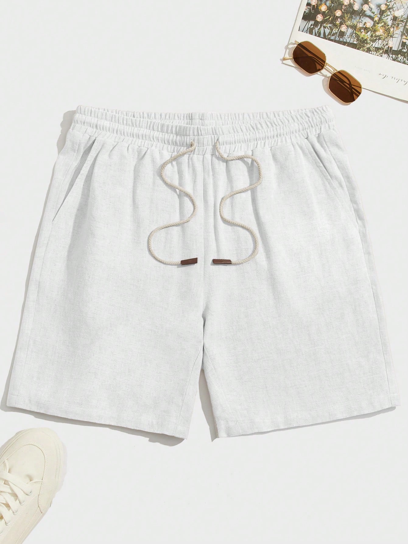 Men Linen Shorts