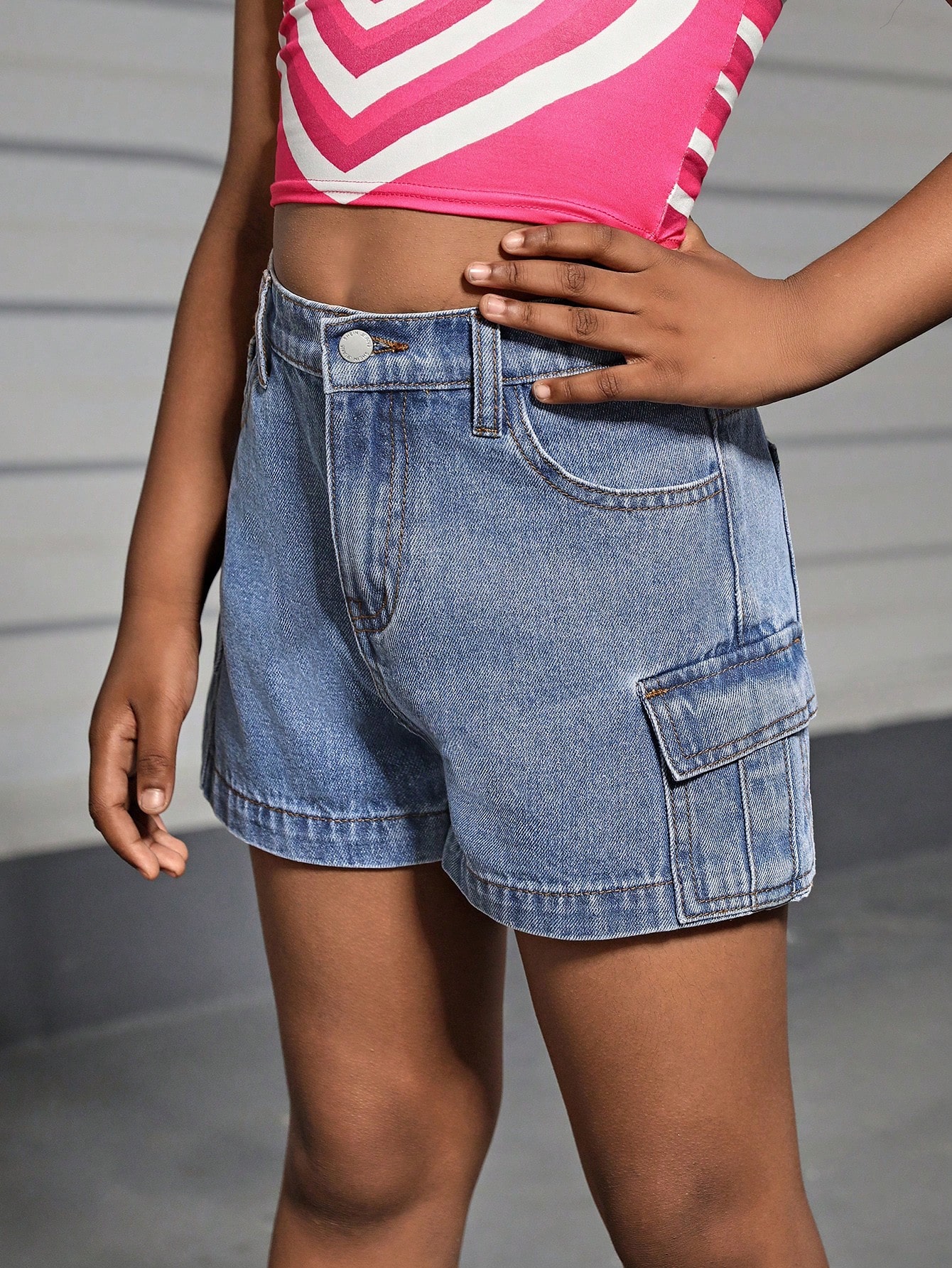 Tween Girls Denim Shorts