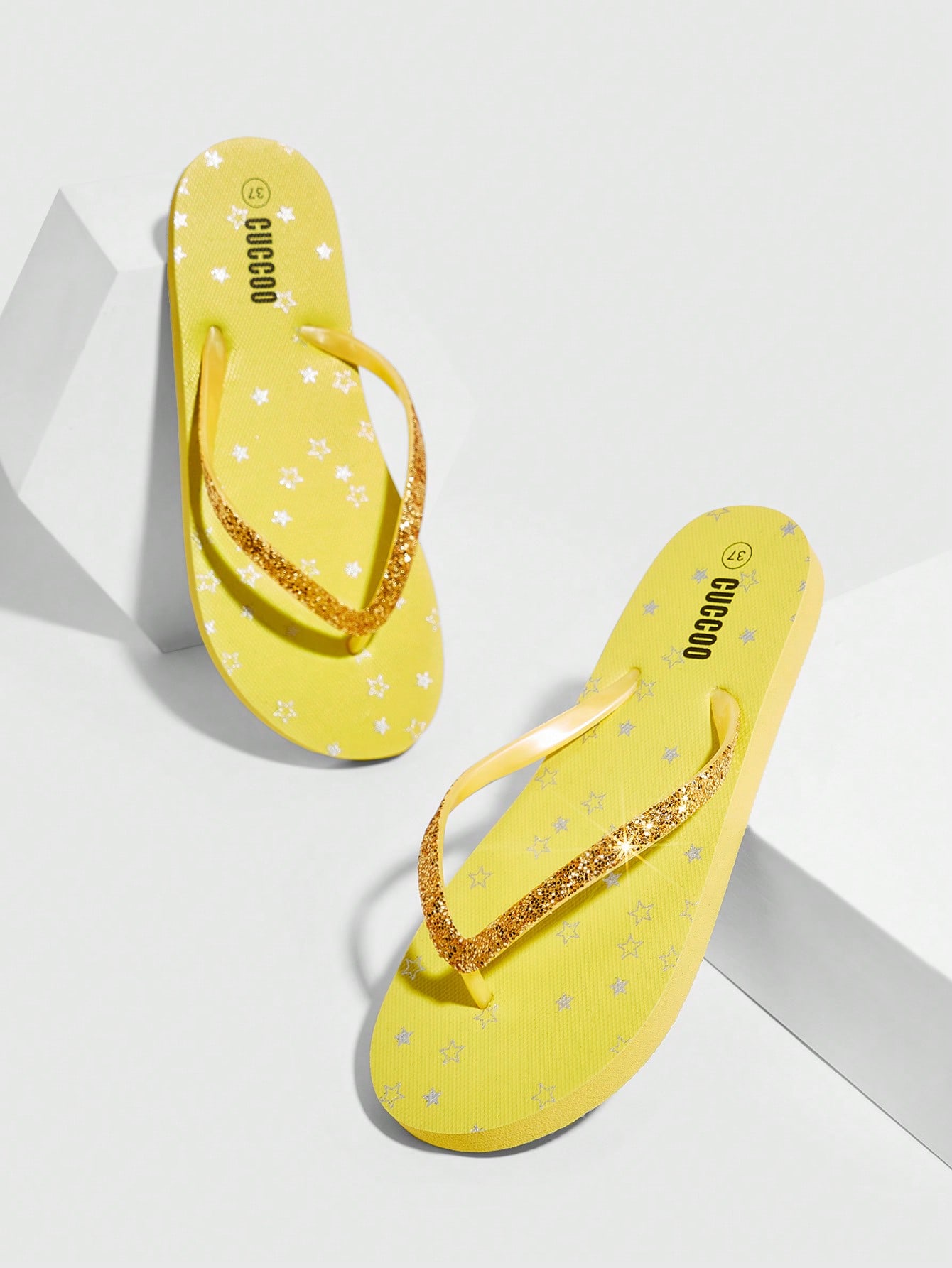 In Yellow Women Slippers